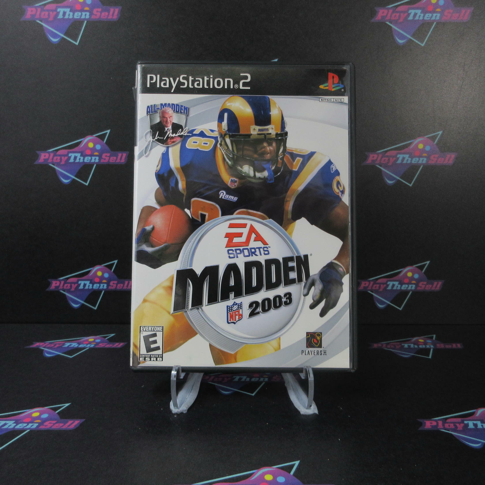 Madden NFL 2003 + Reg Card PS2 PlayStation 2 AD Complete CIB - Very Good
