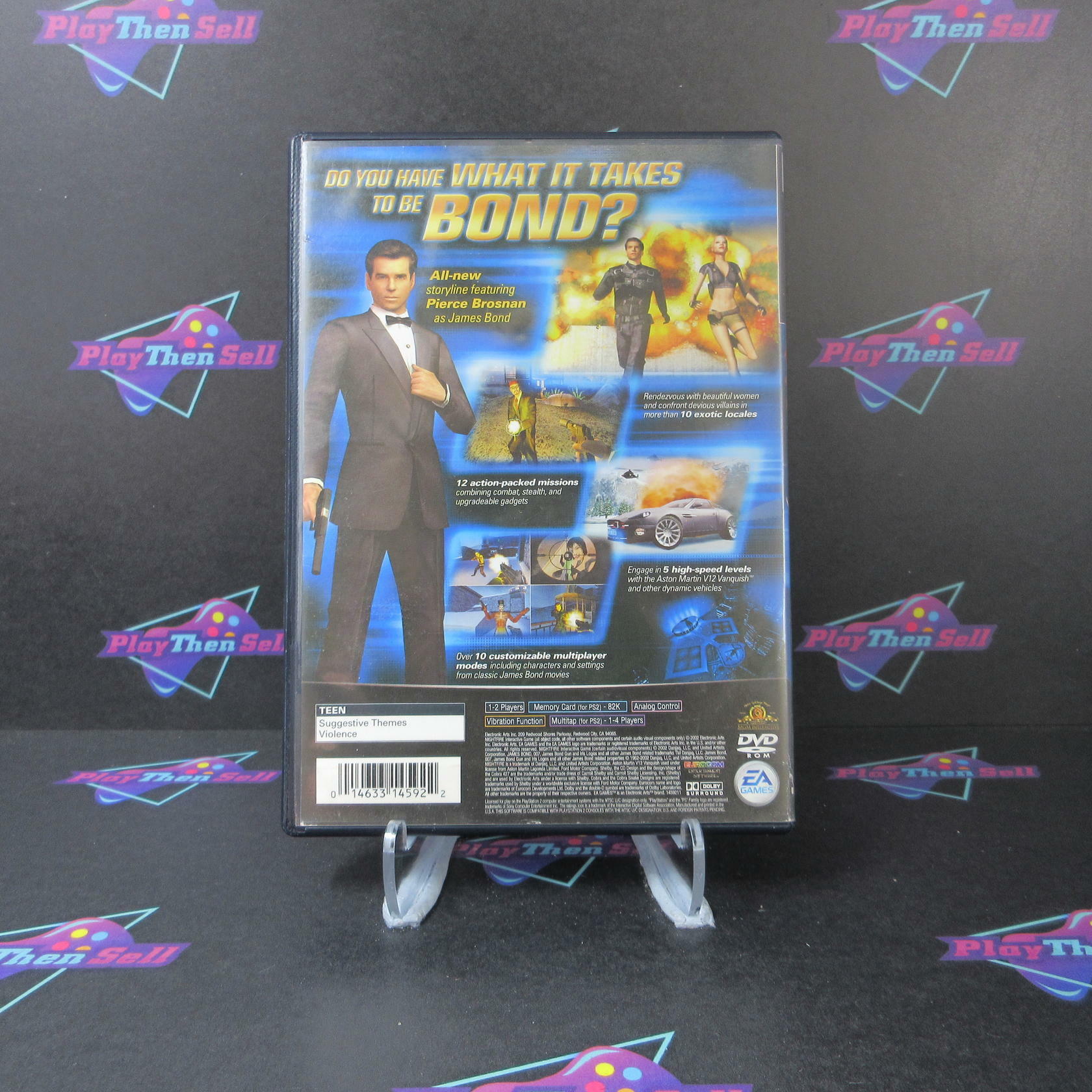 James Bond 007 Nightfire PS2 PlayStation 2 AD/MD Complete CIB - Very Good
