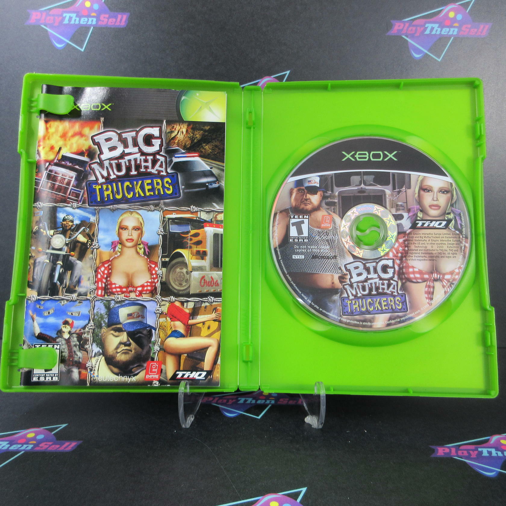 Big Mutha Truckers Xbox AD Complete CIB - Very Good