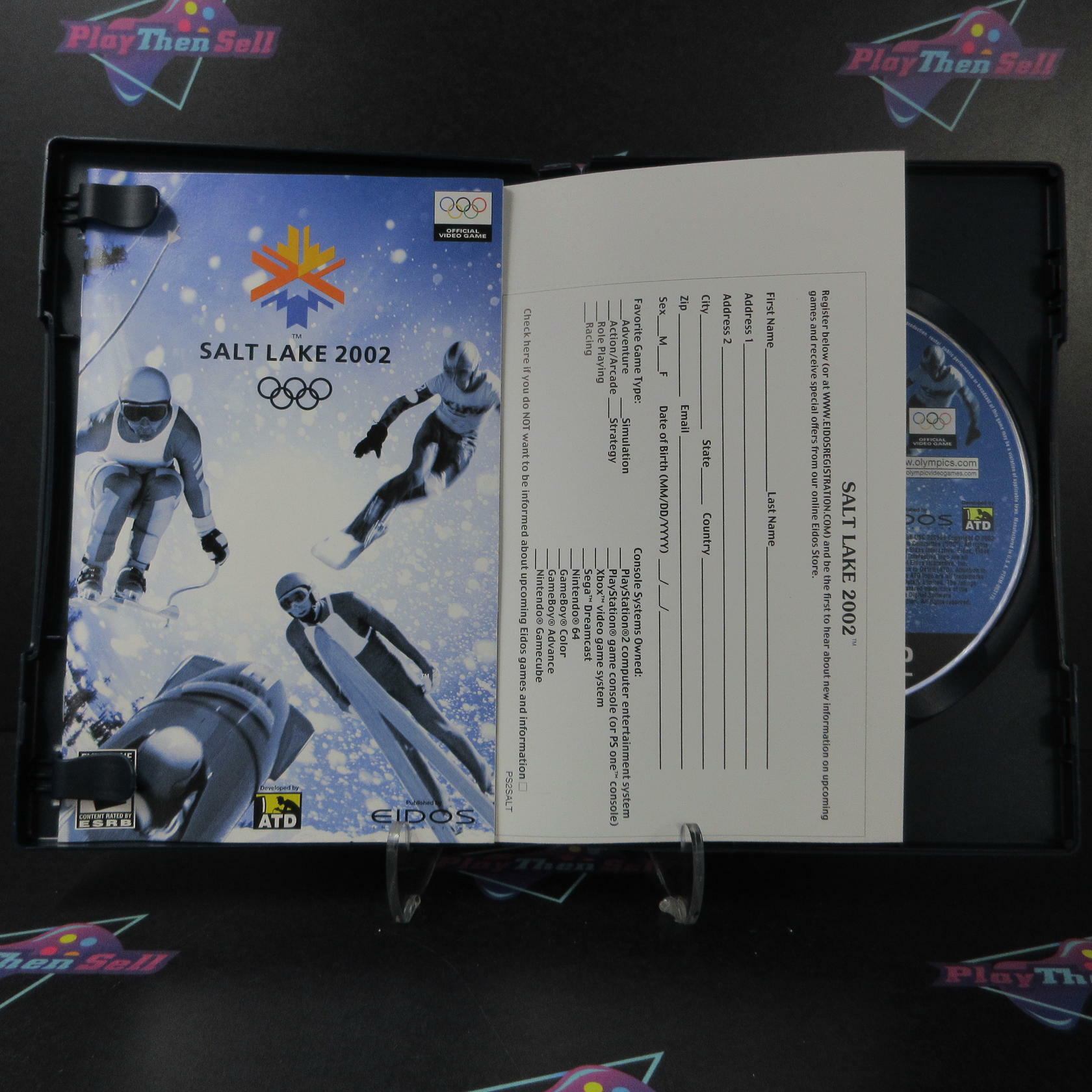 Salt Lake 2002 PS2 PlayStation 2 AD + Reg Card Complete CIB - Very Good