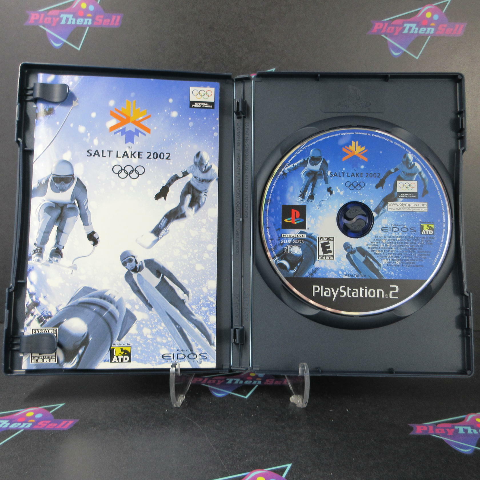 Salt Lake 2002 PS2 PlayStation 2 AD + Reg Card Complete CIB - Very Good