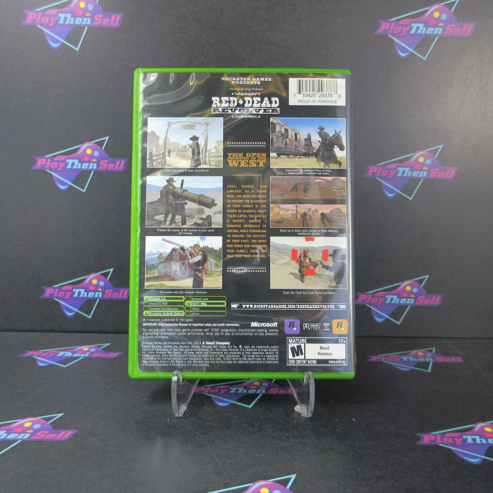 Red Dead Revolver Xbox MD Complete CIB - Very Good