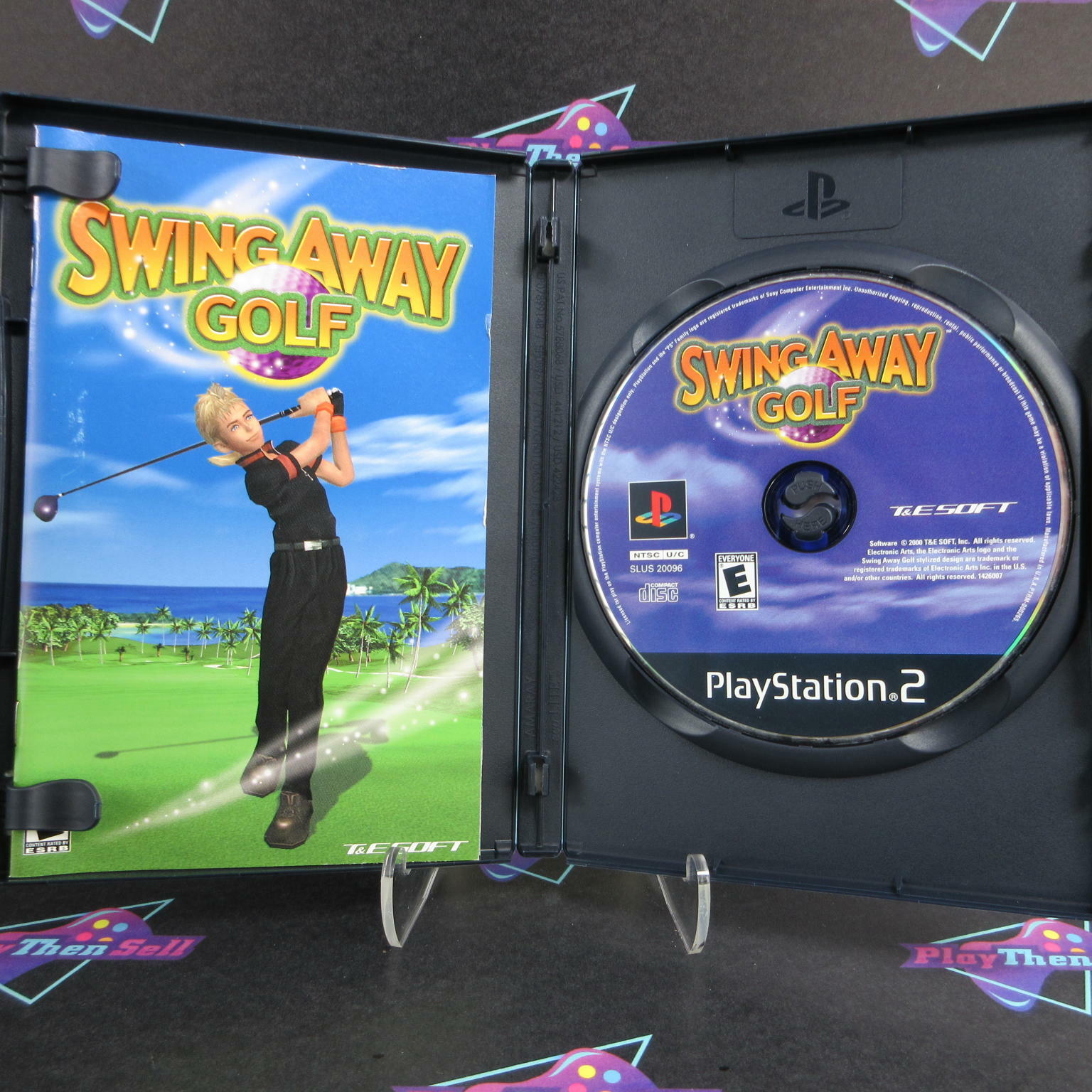 Swing Away Golf PS2 PlayStation 2 + Reg Card - Like New