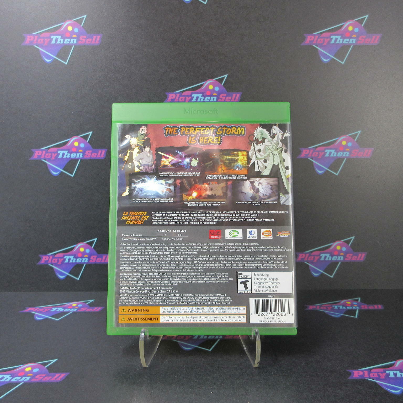 Naruto Shippuden Ultimate Ninja Storm 4 Xbox One - Like New
