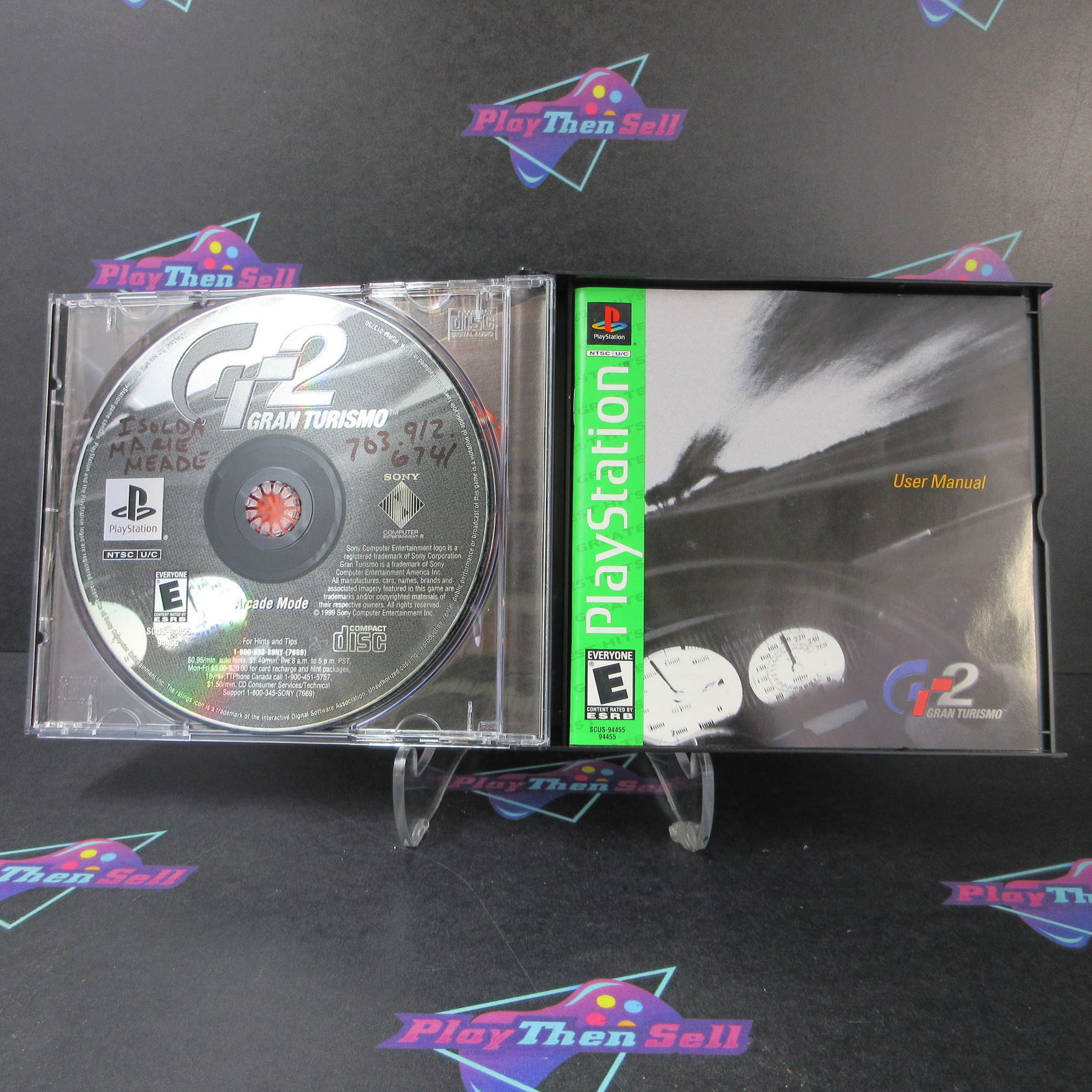 Gran Turismo 2 Greatest Hits PS1 PlayStation 1 DD Complete CIB - Very Good