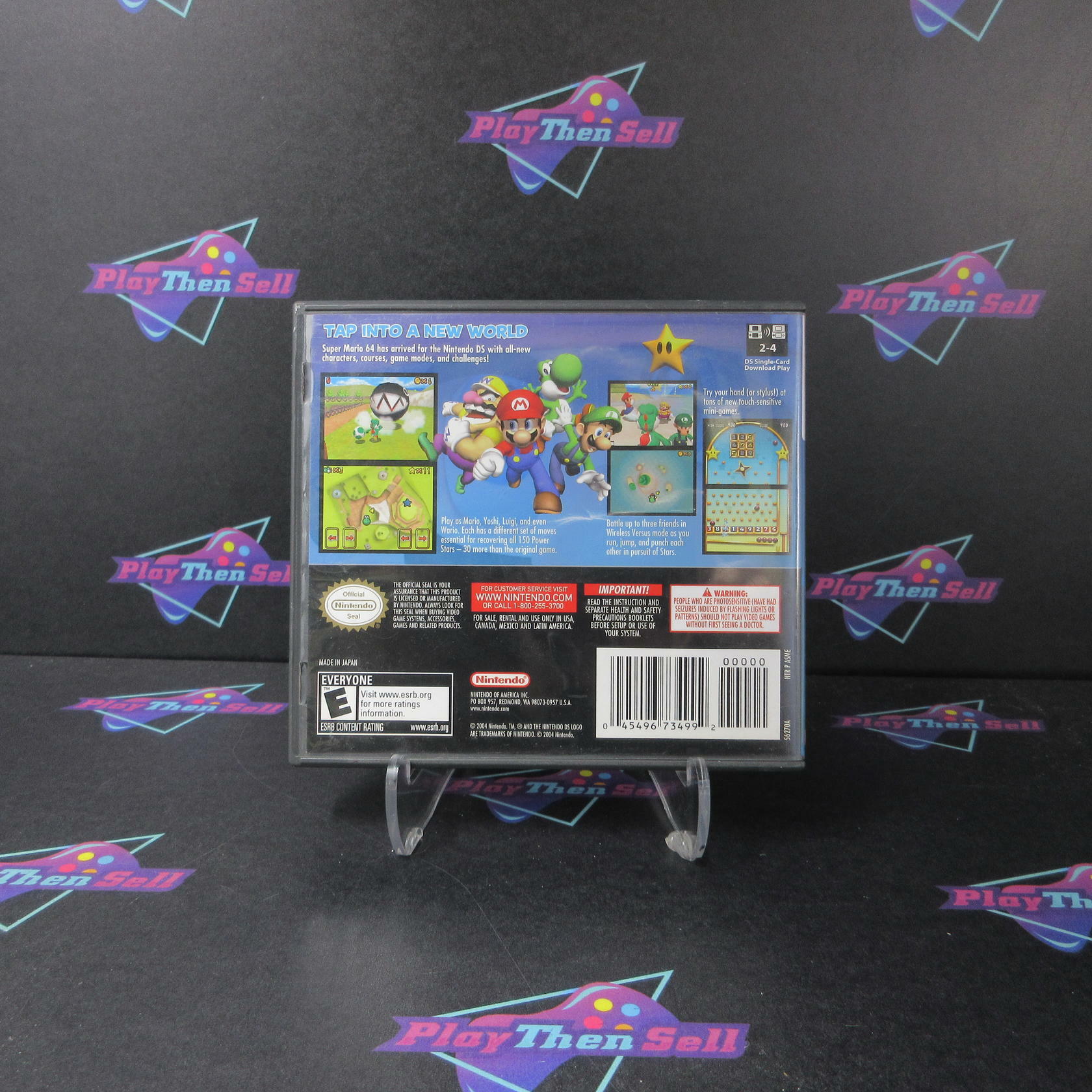 Super Mario 64 DS Nintendo DS AD Complete CIB - Very Good