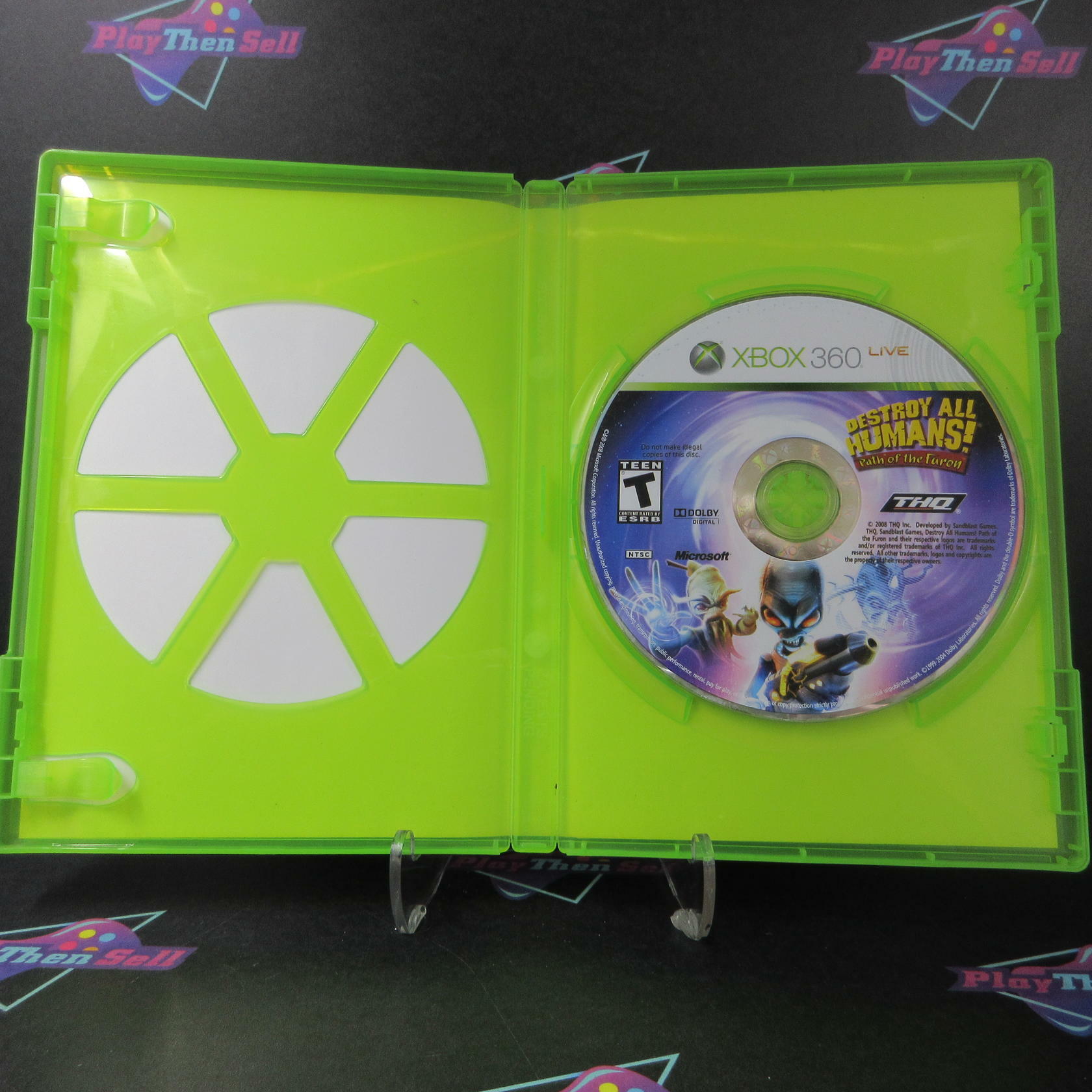 Destroy All Humans Path of the Furon Rental Art Xbox 360 AD/NM - Very Good