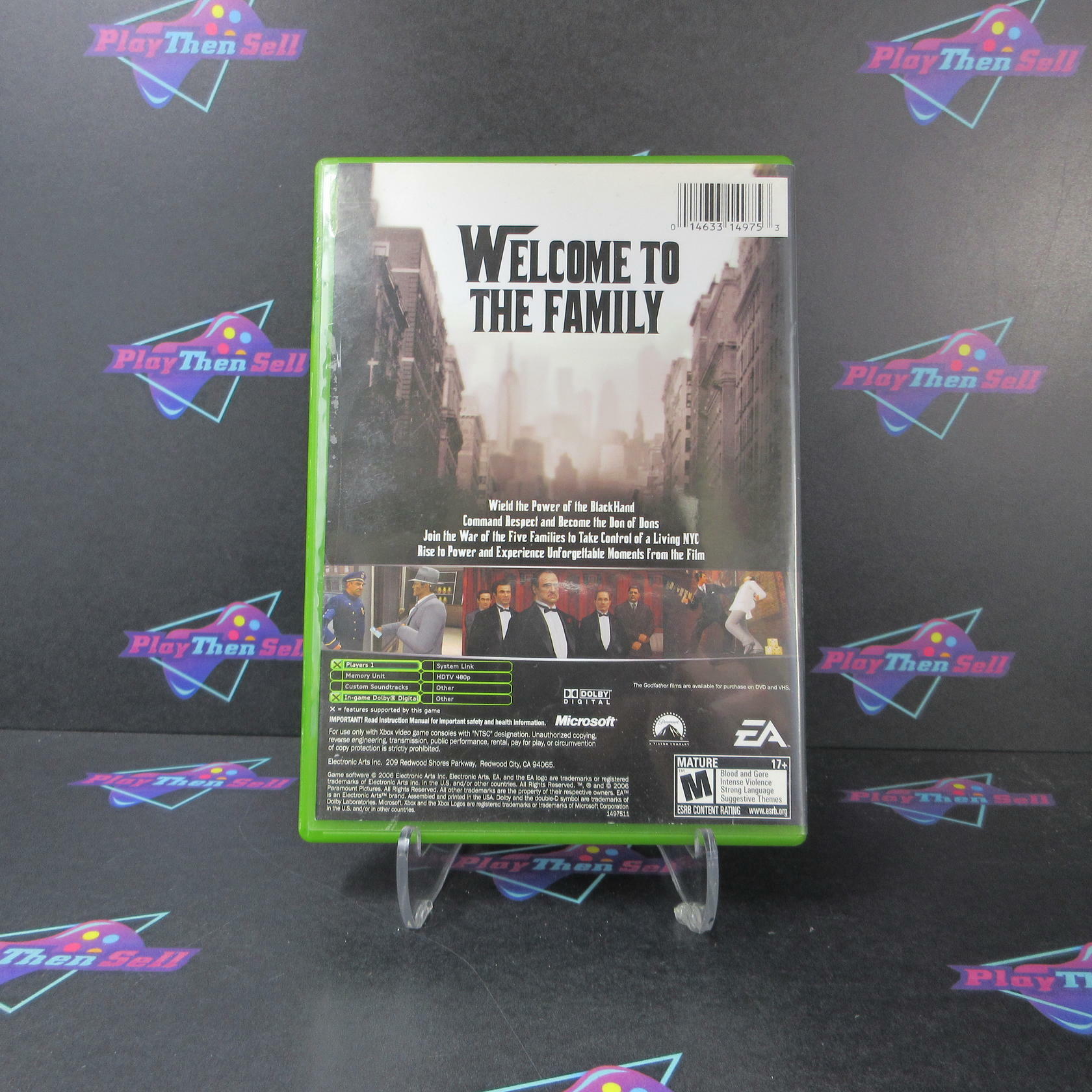 The Godfather The Game Xbox AD Complete CIB - Very Good