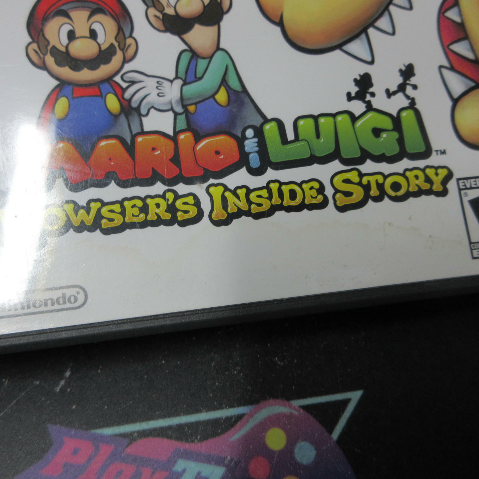 Mario & Luigi Bowser's Inside Story Nintendo DS AD Complete CIB - Very Good