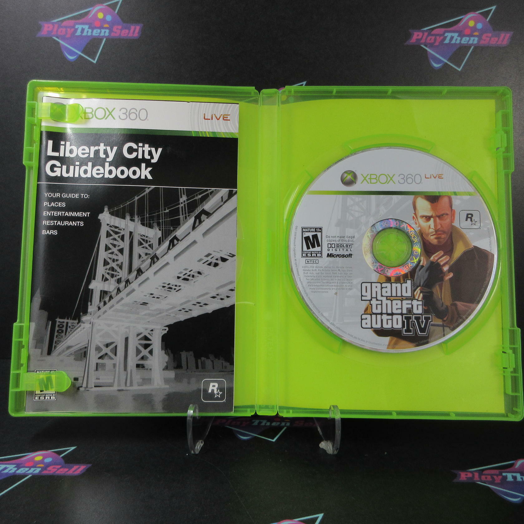 Grand Theft Auto IV Xbox 360 + Map Complete - Very Good