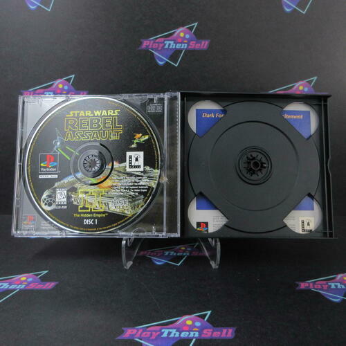 Star Wars Rebel Assault II The Hidden Empire PS1 PlayStation 1 - Like New