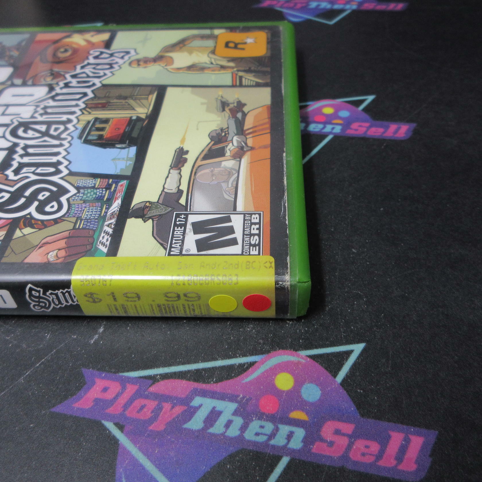 Grand Theft Auto San Andreas PH Disc Xbox AD/NM - Very Good