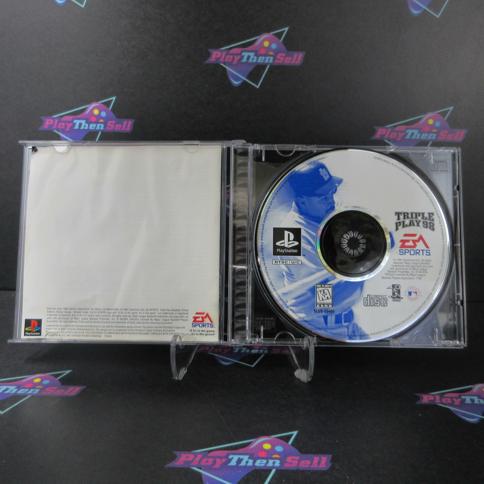 Triple Play '98 PS1 PlayStation 1 MD Complete CIB - Very Good