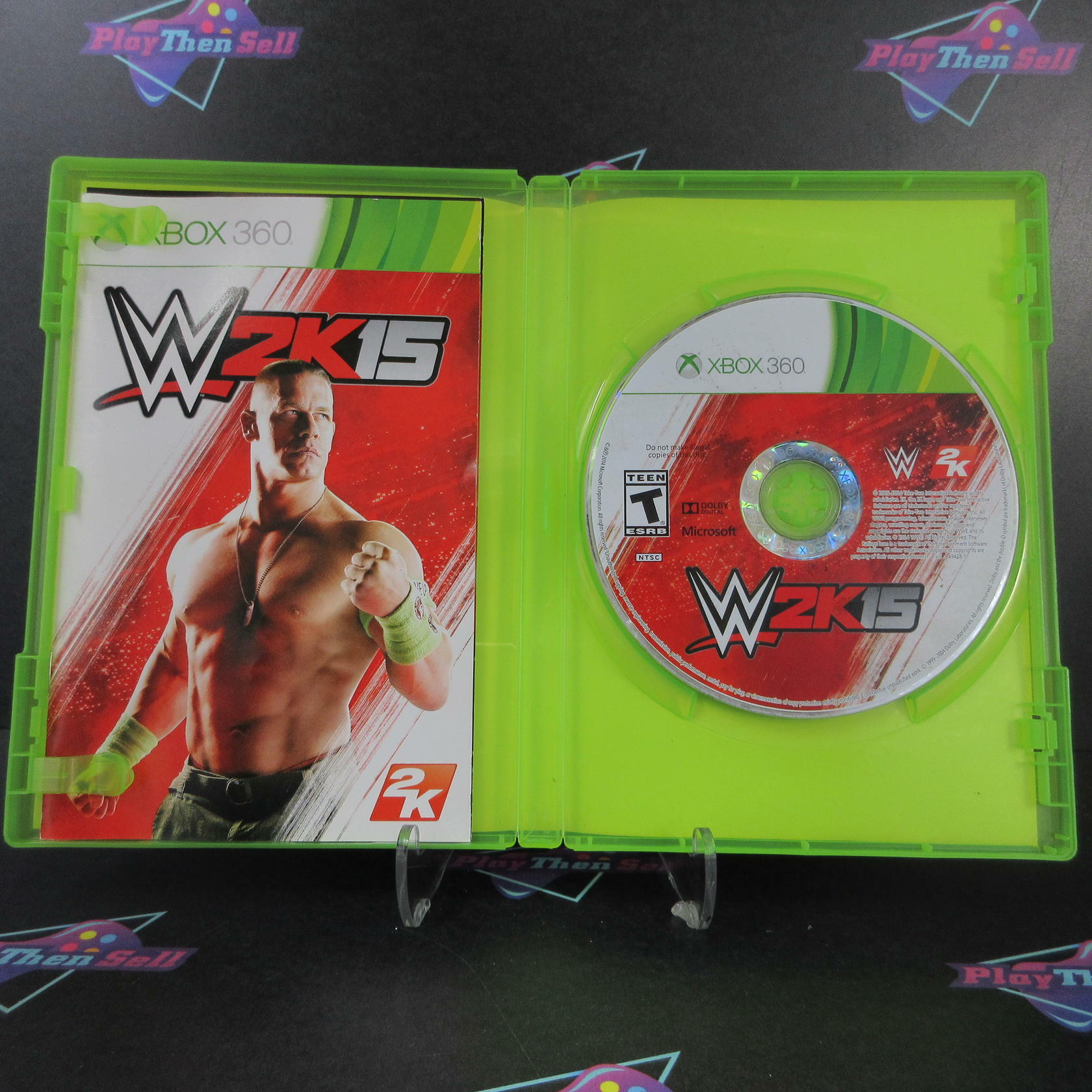 WWE 2K15 Xbox 360 AD Complete CIB - Very Good
