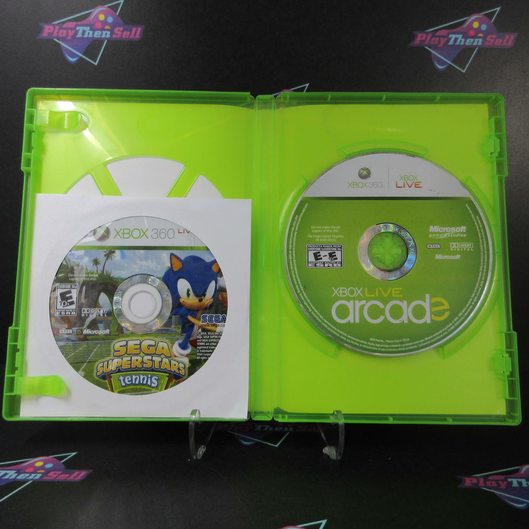 Sega Superstars Tennis / Xbox Live Arcade Xbox 360 AD/NM - Very Good