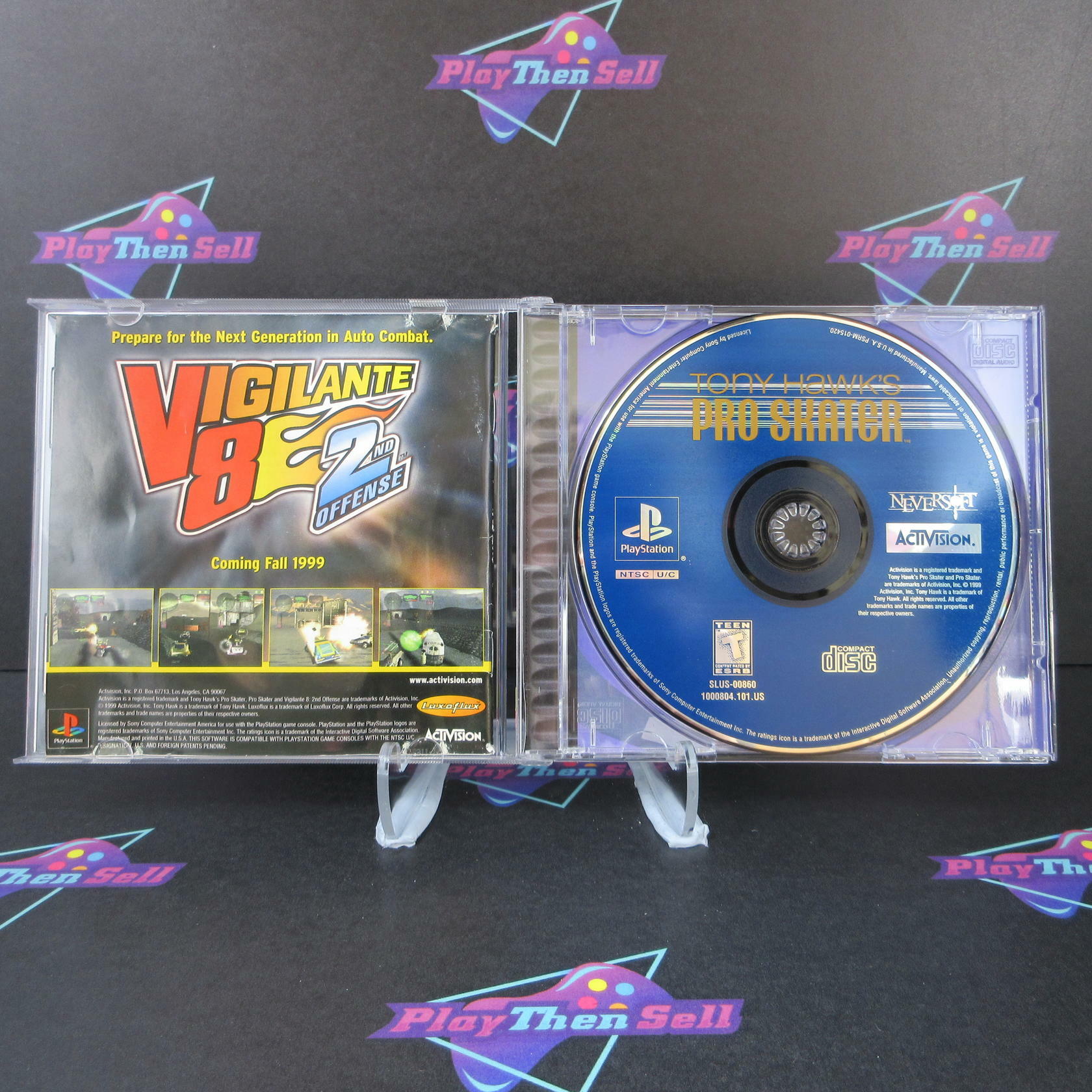 Tony Hawk's Pro Skater PS1 PlayStation 1 + Reg Card MD Complete CIB - Very Good
