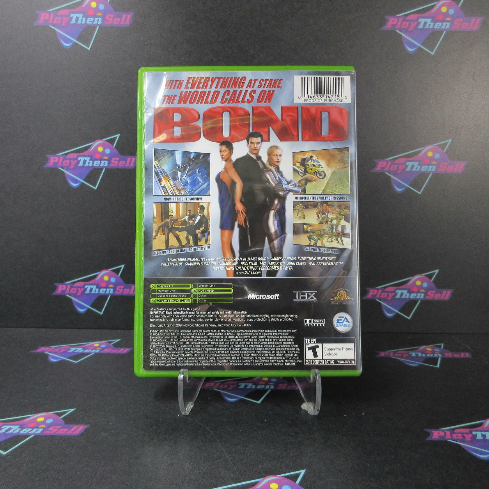 James Bond 007 Everything or Nothing PH Xbox AD/MD Complete CIB - Very Good