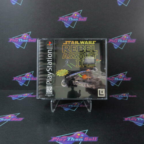 Star Wars Rebel Assault II The Hidden Empire PS1 PlayStation 1 - Like New