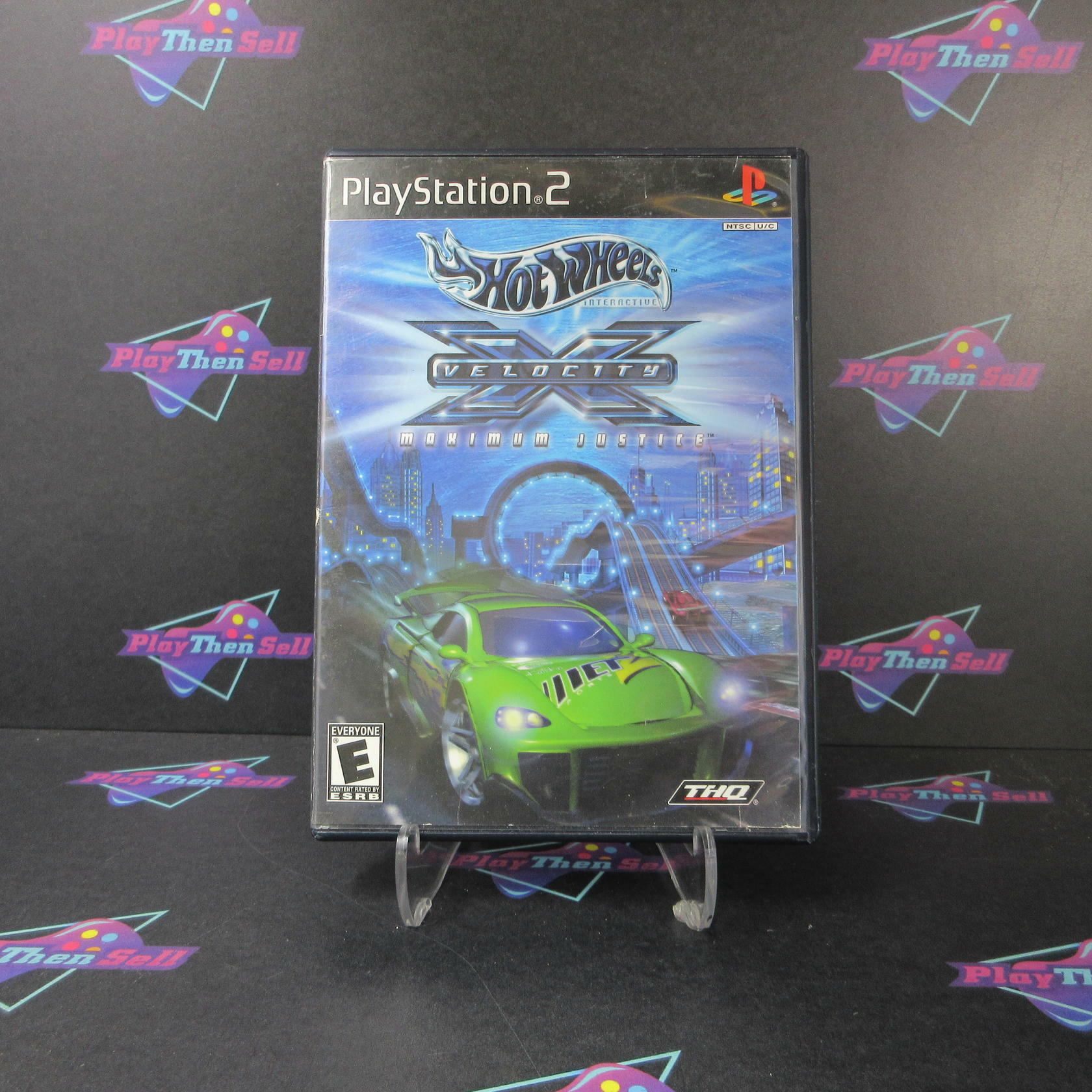Hot Wheels Velocity X Maximum Justice PS2 PlayStation AD/DD/NM - Very Good