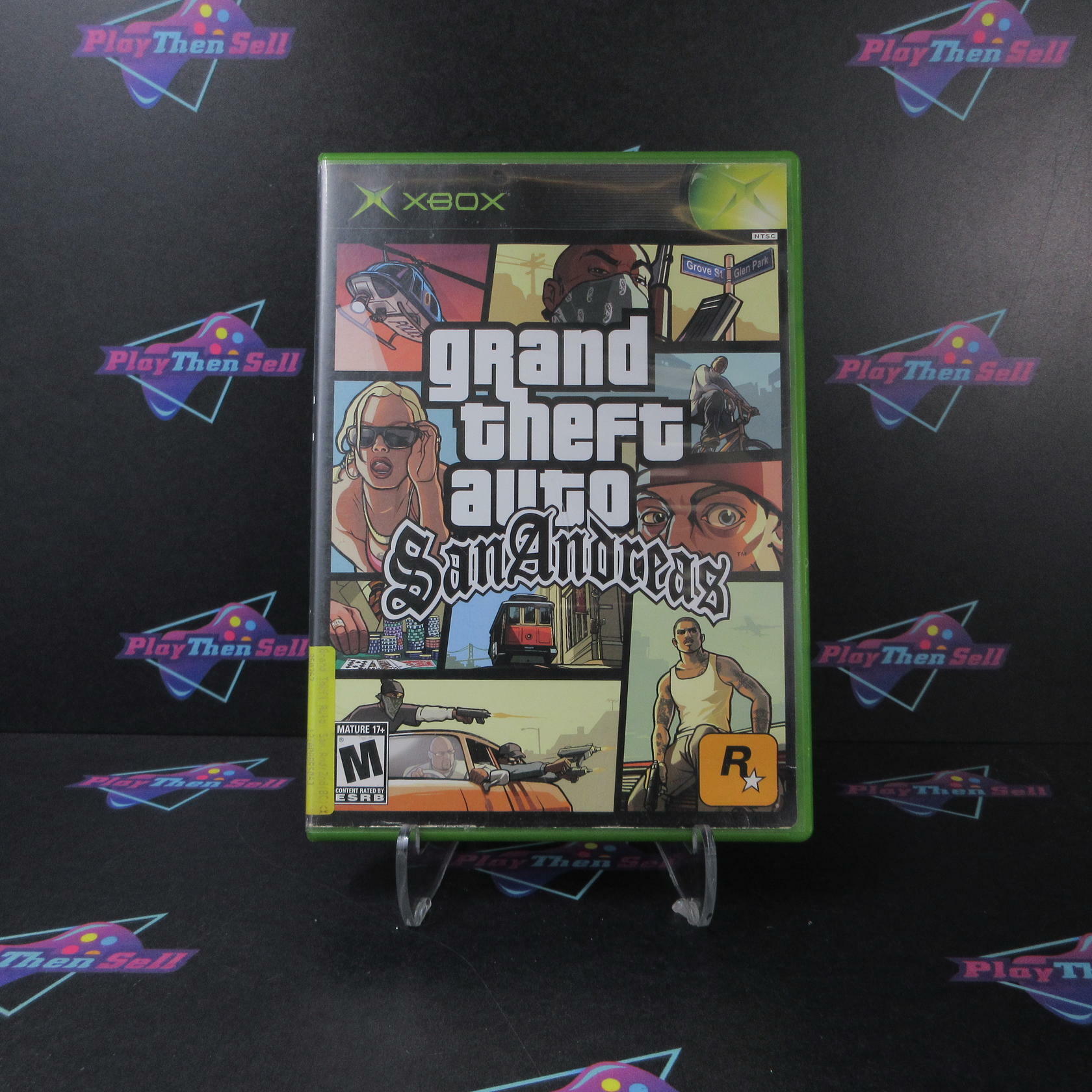 Grand Theft Auto San Andreas PH Disc Xbox AD/NM - Very Good