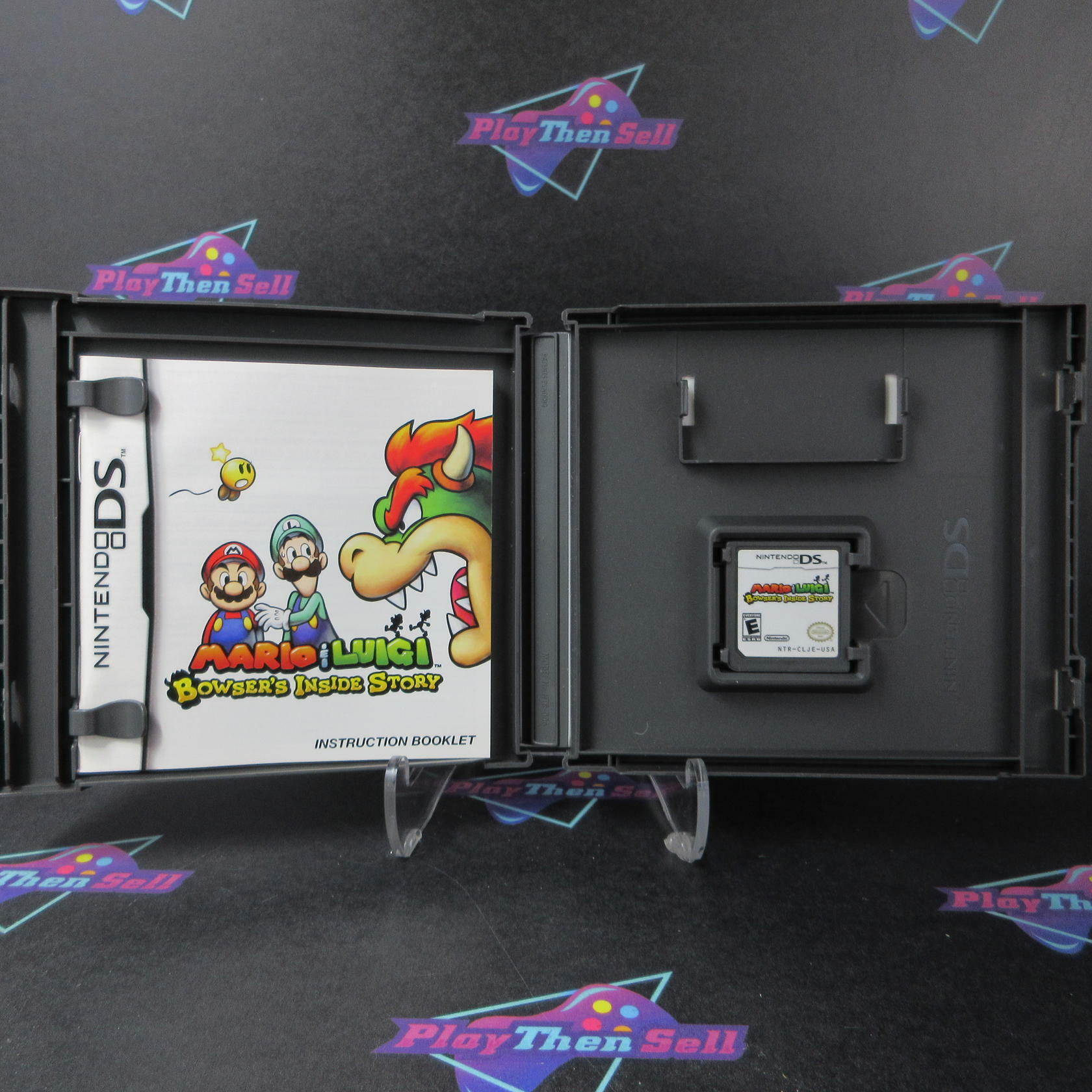 Mario & Luigi Bowser's Inside Story Nintendo DS AD Complete CIB - Very Good