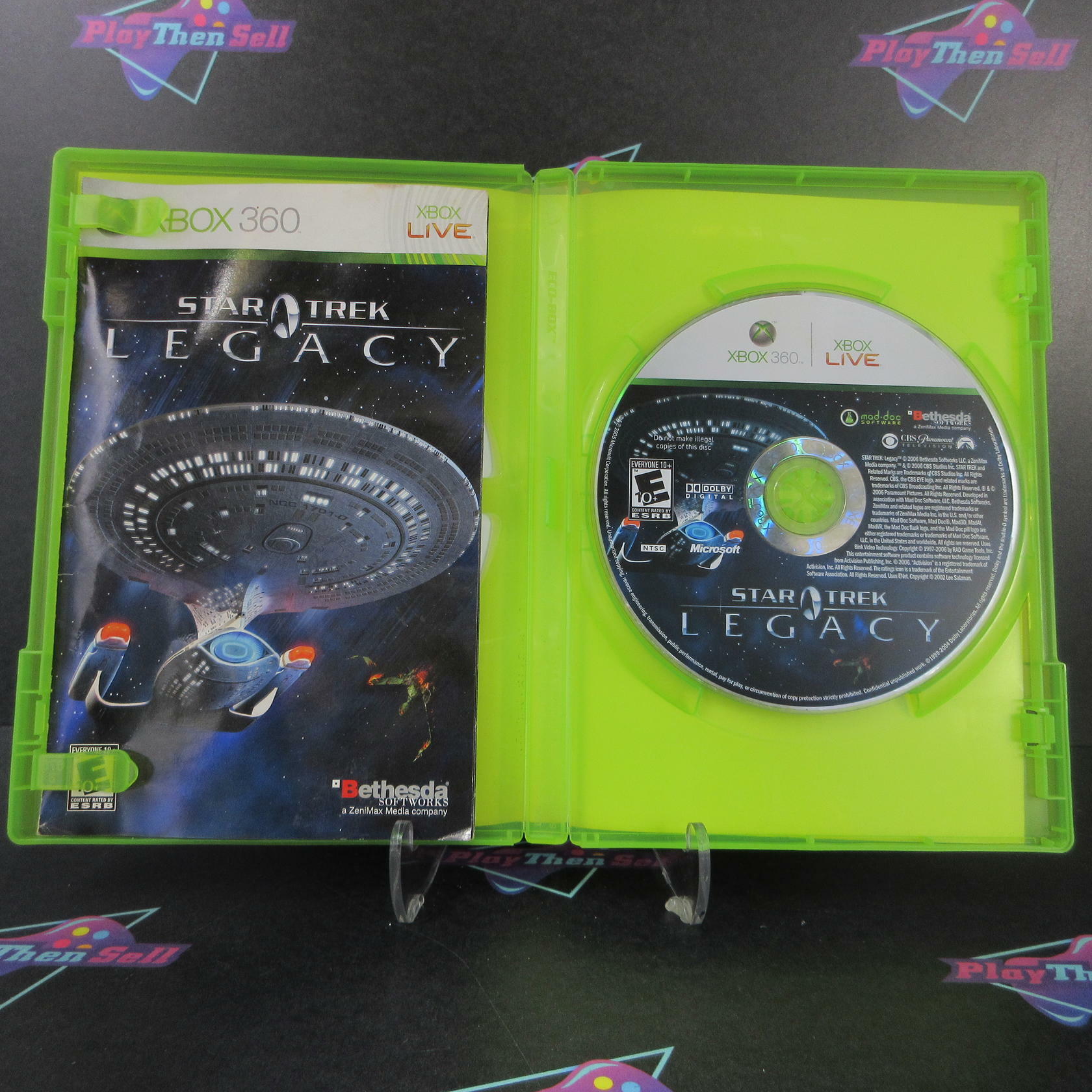 Star Trek Legacy Xbox 360 AD/MD Complete CIB - Very Good