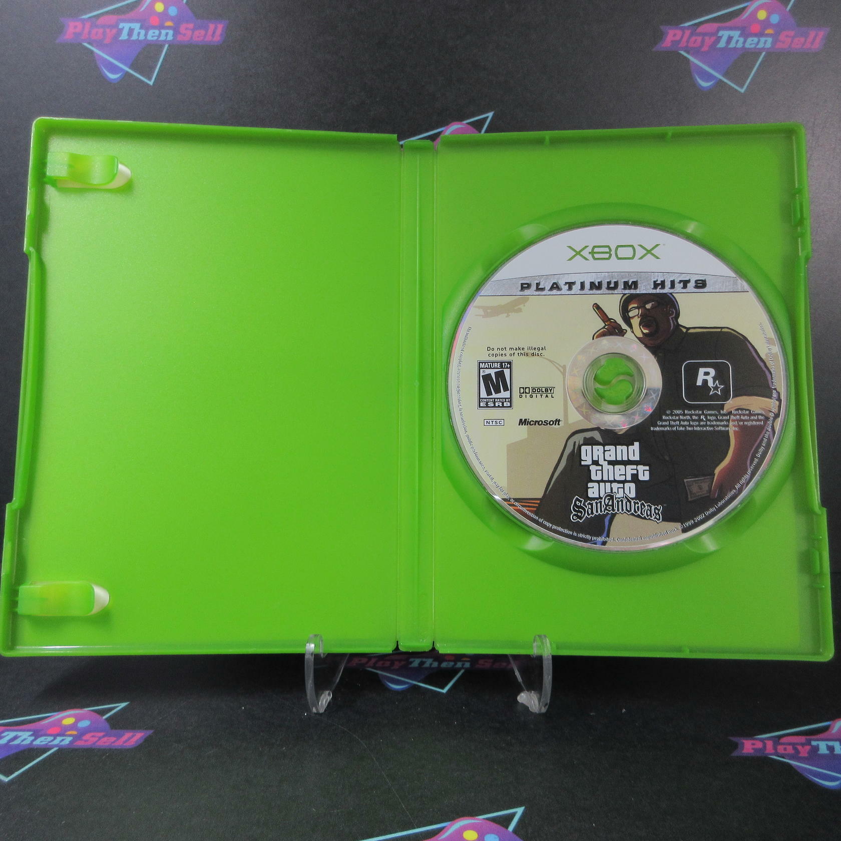Grand Theft Auto San Andreas PH Disc Xbox AD/NM - Very Good