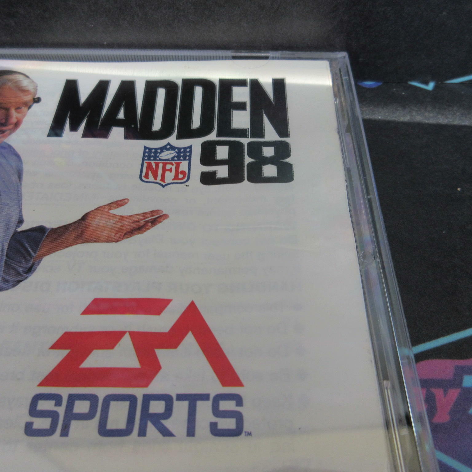 Madden 98 Football PS1 PlayStation 1 MD Complete CIB - Very Good