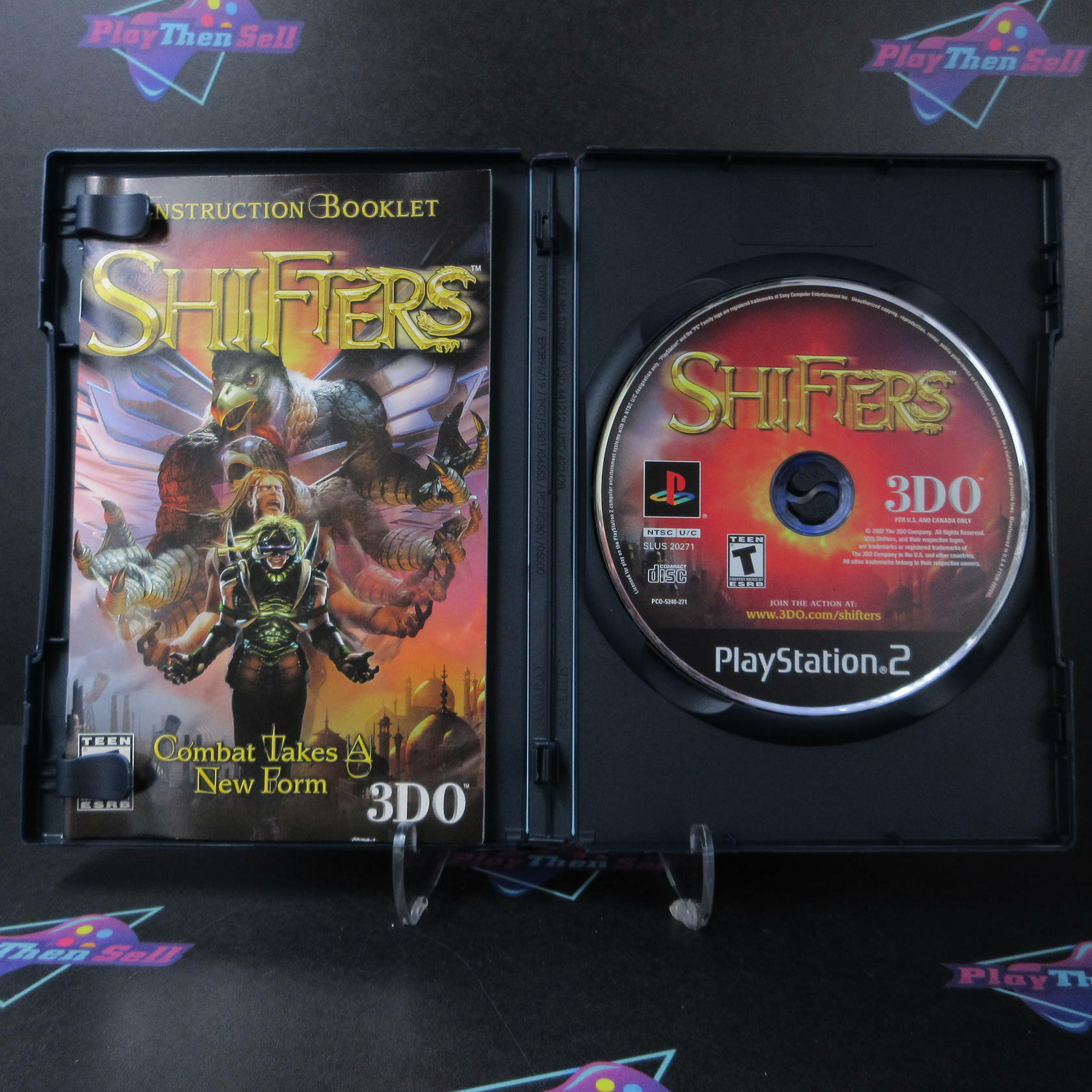 Shifters PS2 PlayStation 2 + Reg Card - Like New