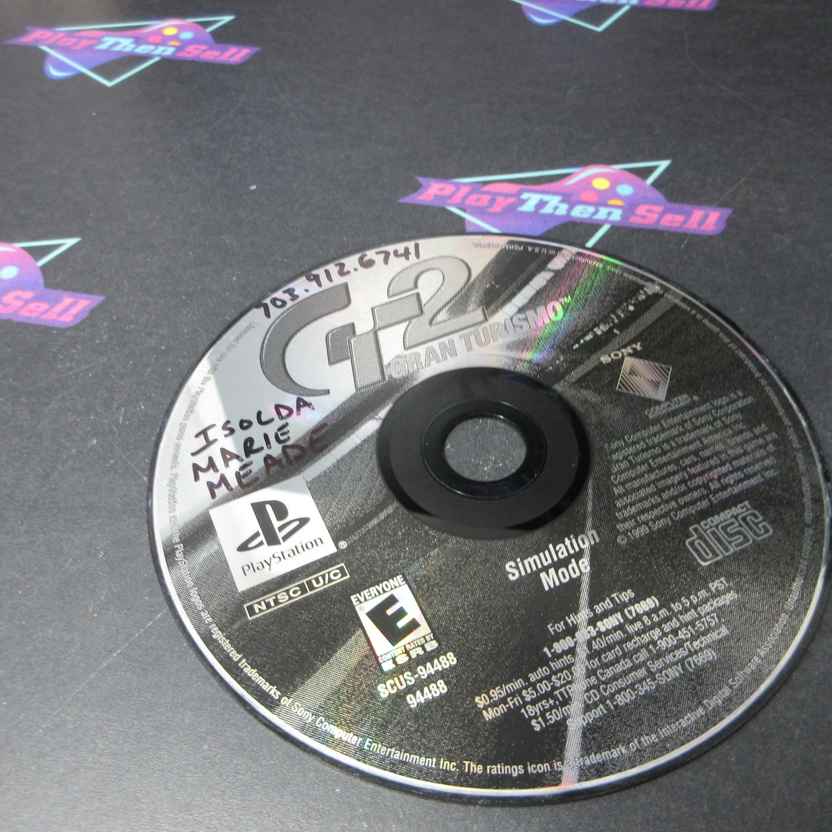 Gran Turismo 2 Greatest Hits PS1 PlayStation 1 DD Complete CIB - Very Good