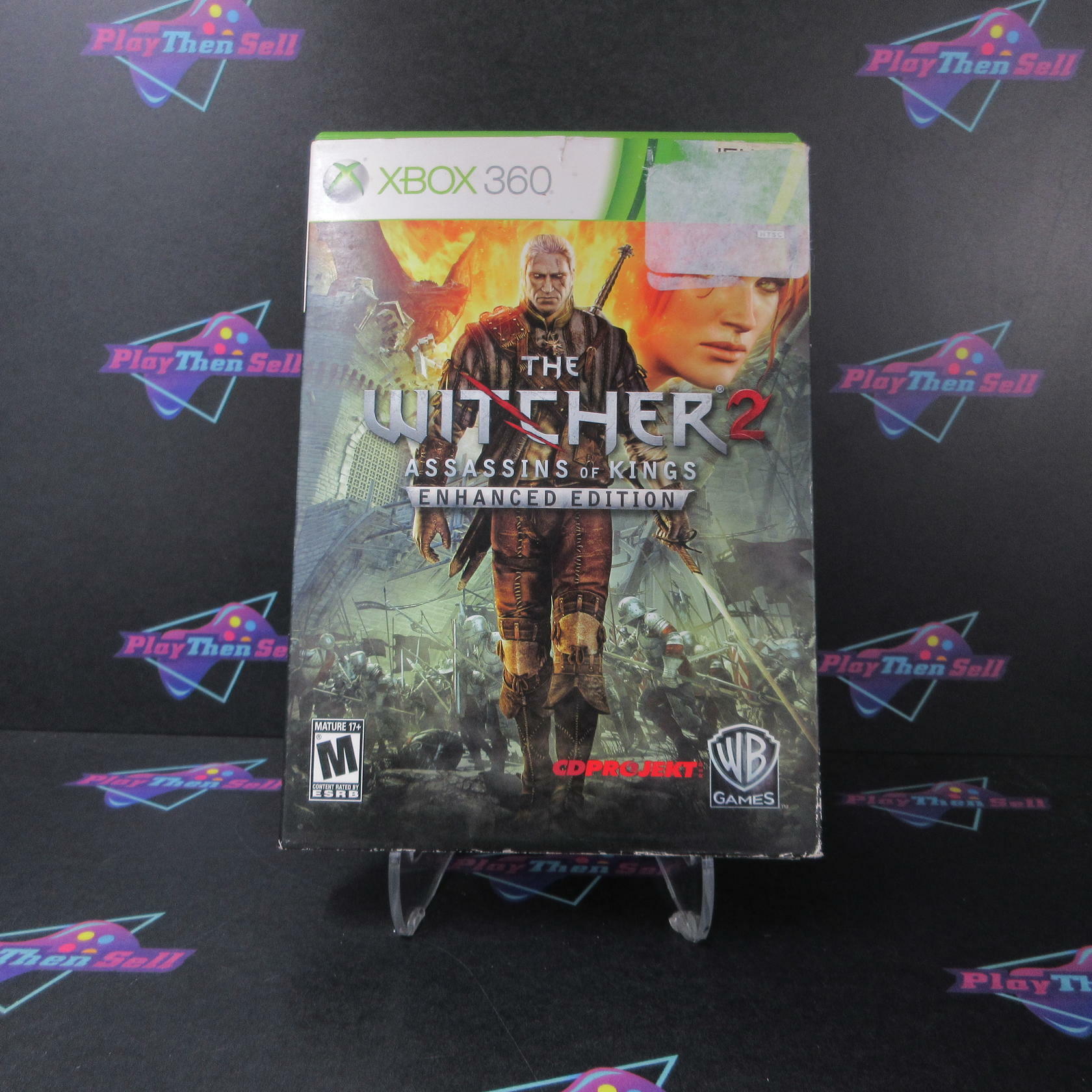 The Witcher 2 Assassins Of Kings Enhanced Ed Xbox 360 + Sleeve/Book/CD/Map - Very Good