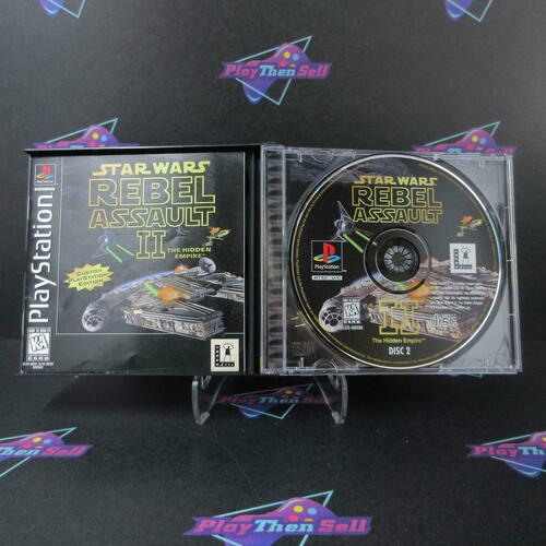 Star Wars Rebel Assault II The Hidden Empire PS1 PlayStation 1 - Like New