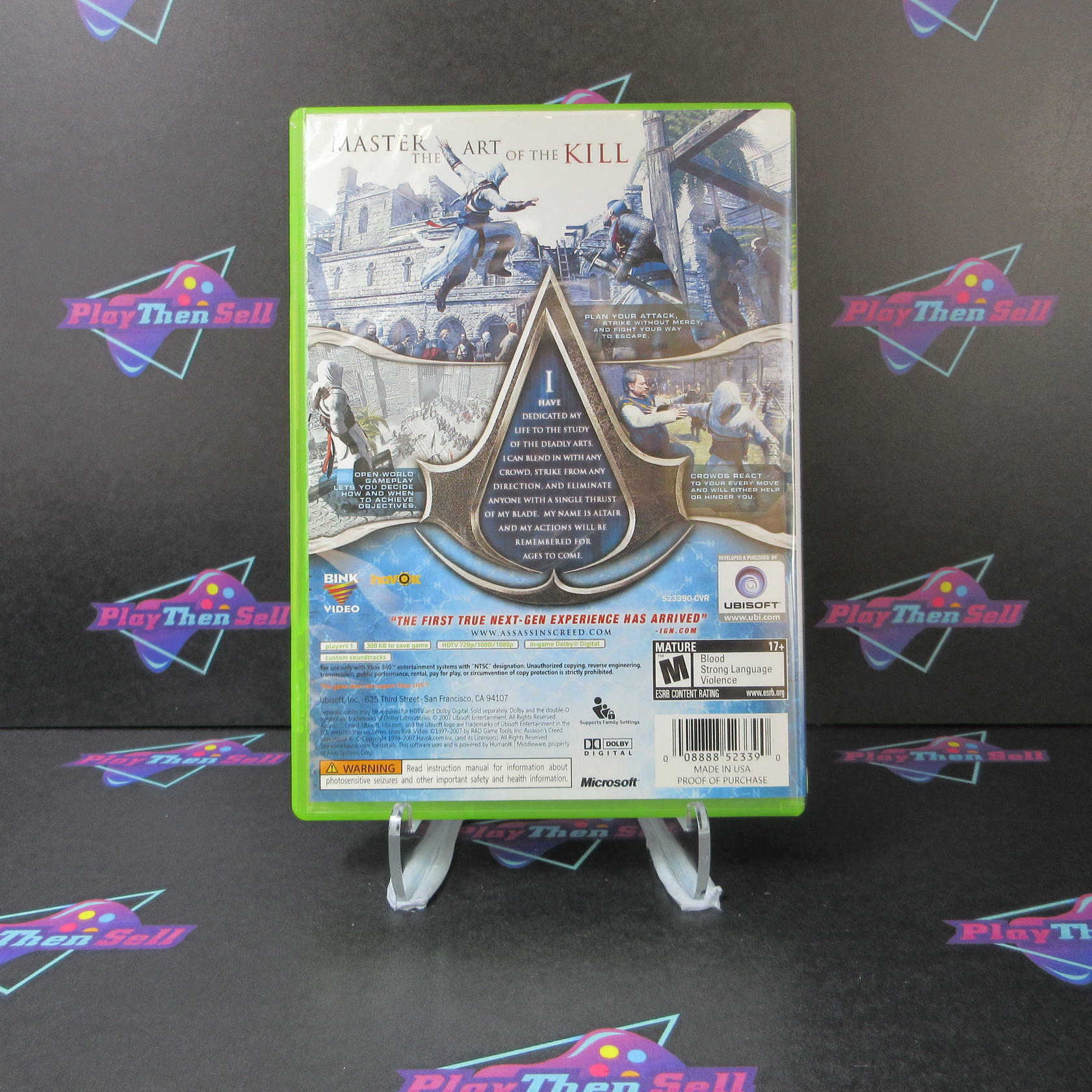 Assassin's Creed Xbox 360 DD/NM - Very Good