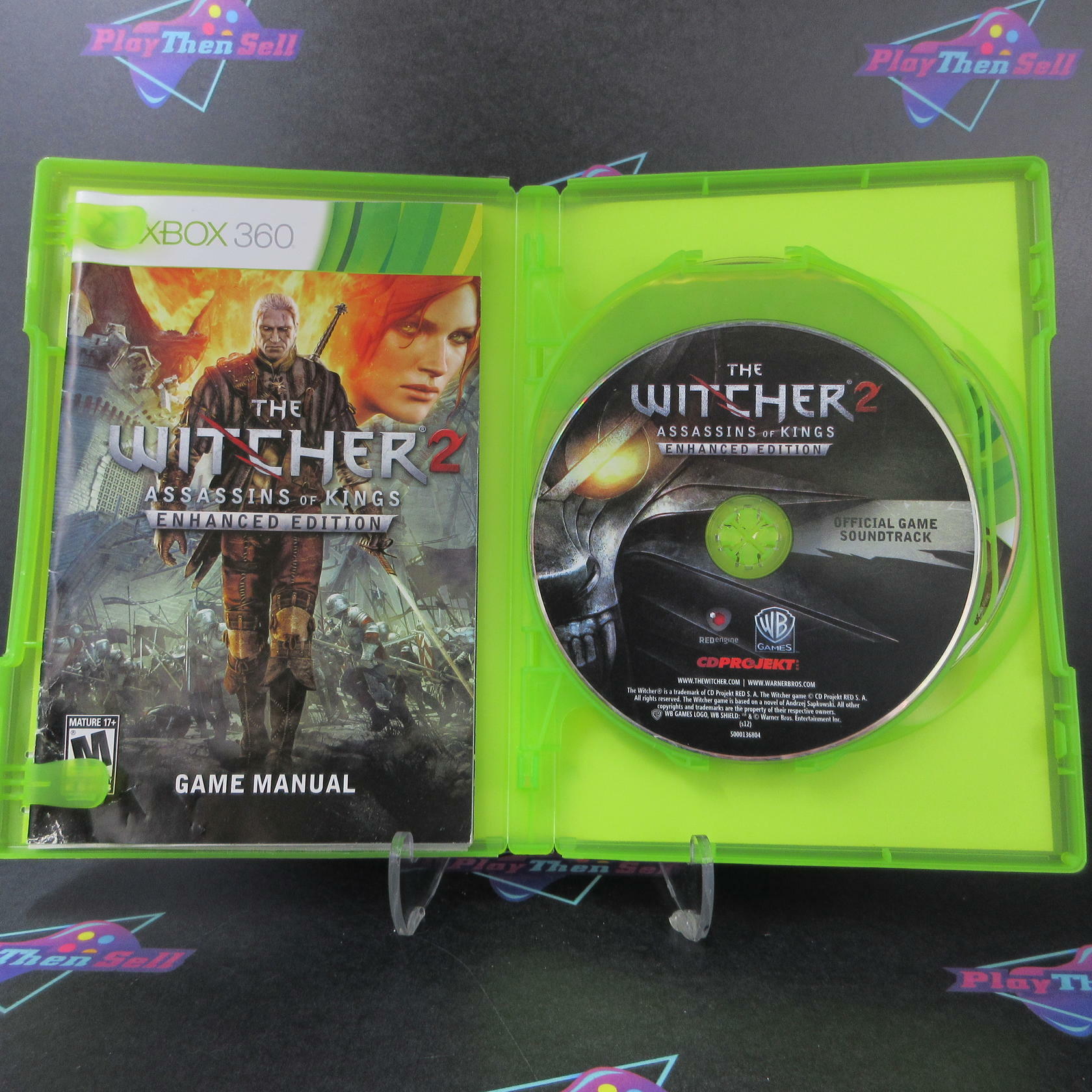 The Witcher 2 Assassins Of Kings Enhanced Ed Xbox 360 + Sleeve/Book/CD/Map - Very Good