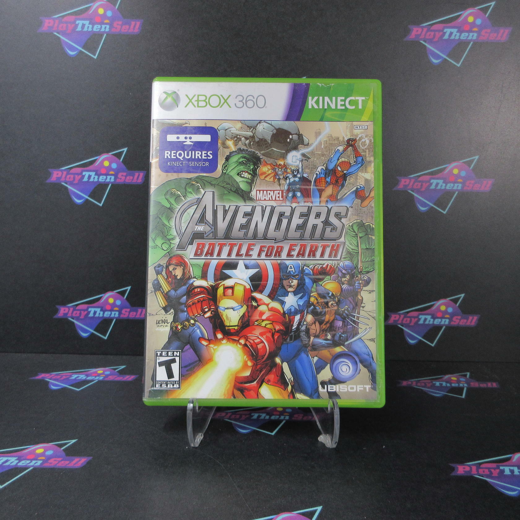 Marvel Avengers Battle For Earth Xbox 360 AD Complete CIB - Very Good