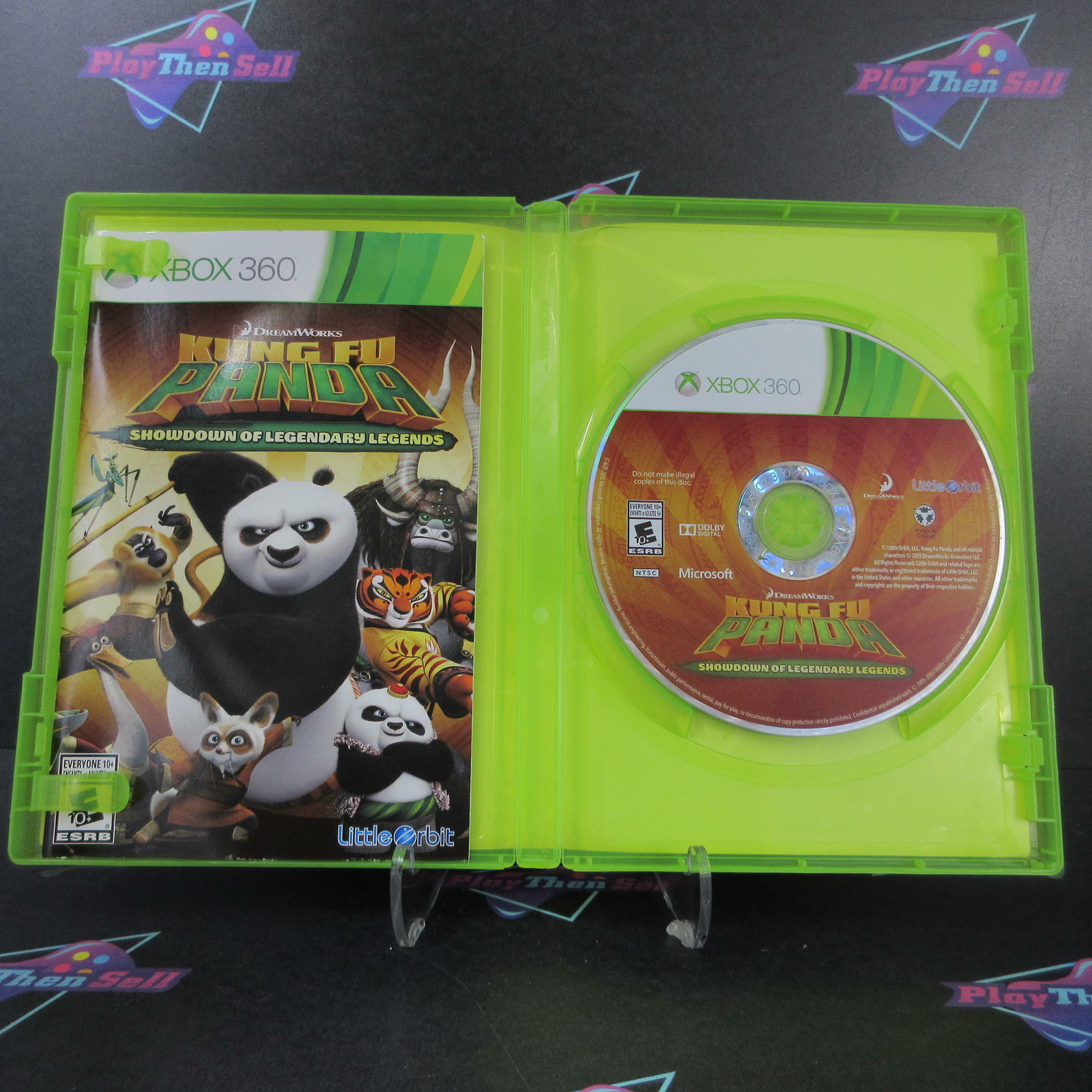 Kung Fu Panda Showdown of Legendary Legends Xbox 360 AD Complete CIB - Very Good