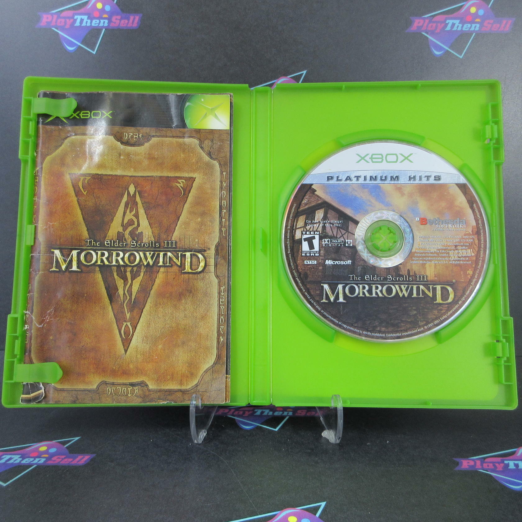 The Elder Scrolls III Morrowind PH Disc Xbox AD/MD Complete CIB - Very Good