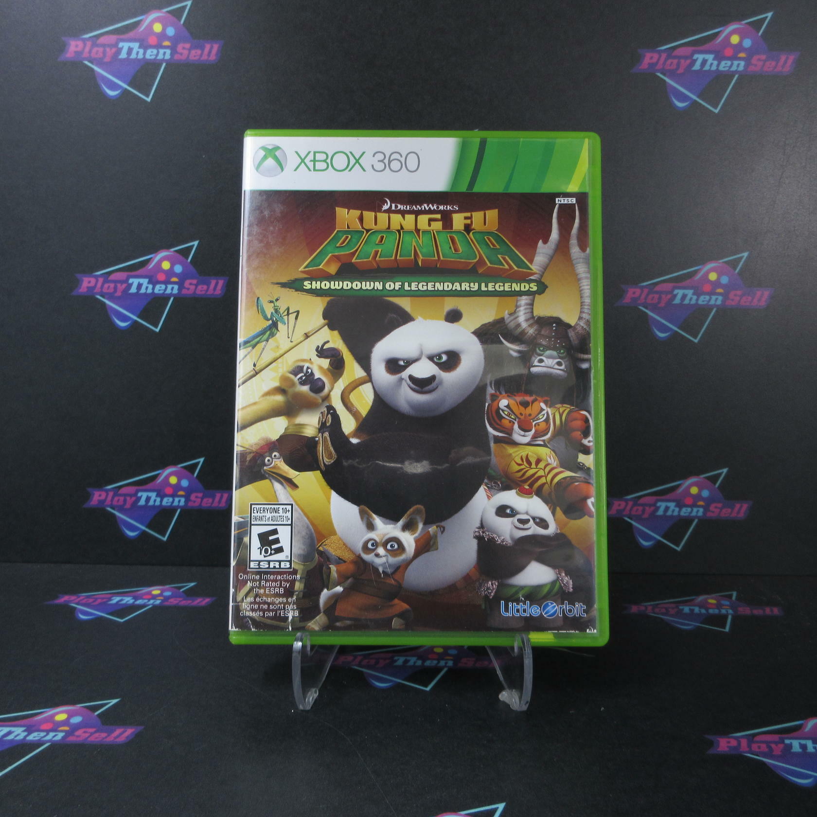 Kung Fu Panda Showdown of Legendary Legends Xbox 360 AD Complete CIB - Very Good
