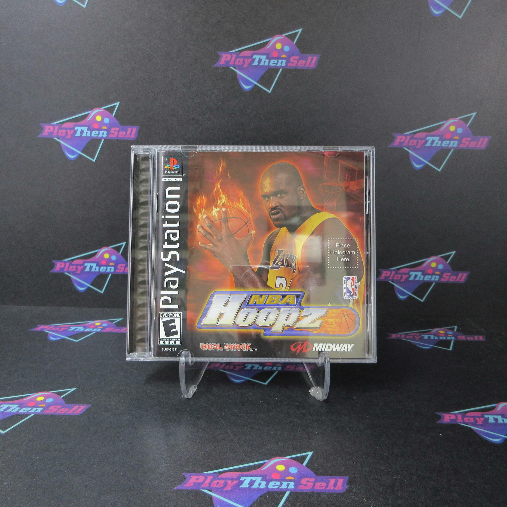 NBA Hoopz PS1 PlayStation 1 MD + Reg Card Complete CIB - Very Good
