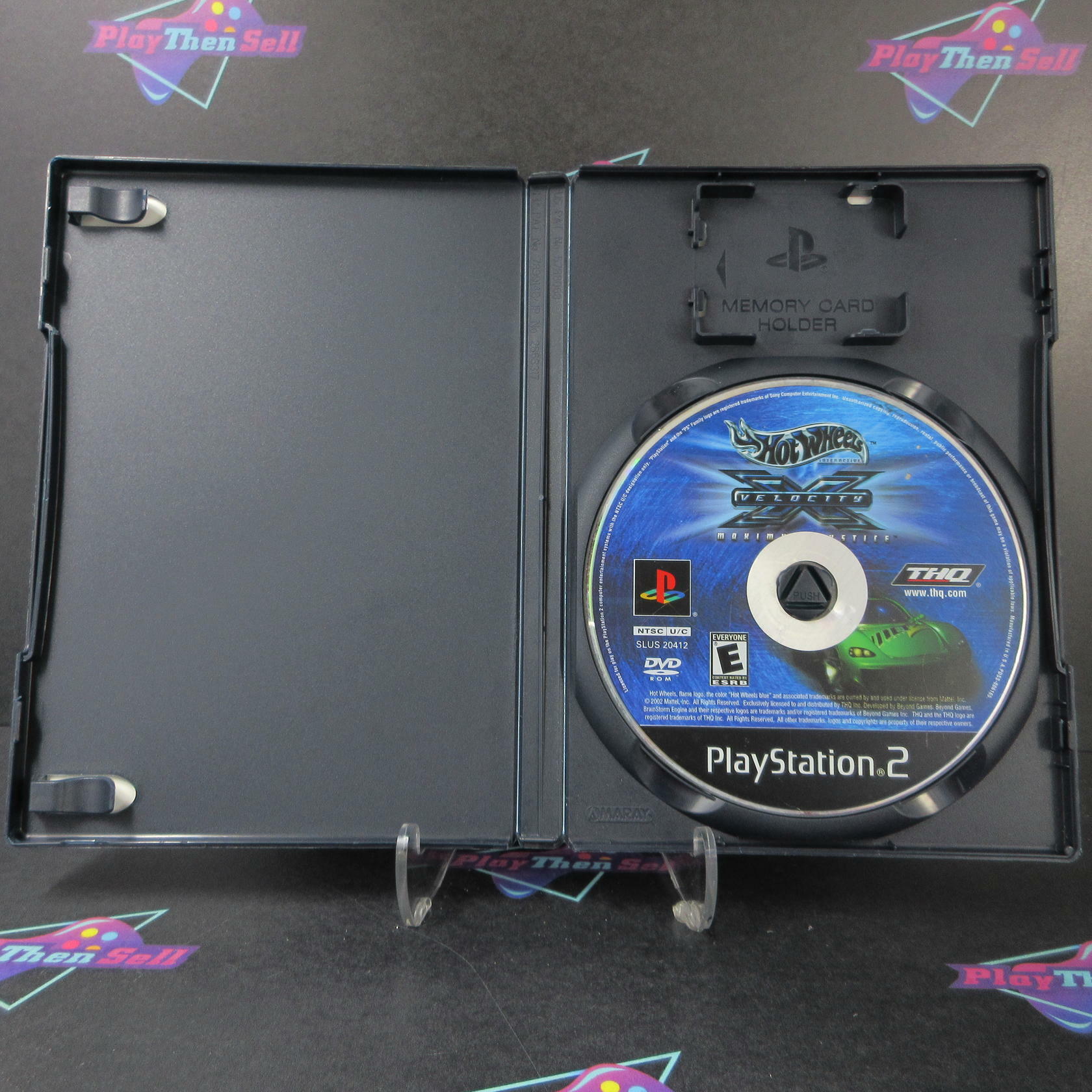 Hot Wheels Velocity X Maximum Justice PS2 PlayStation AD/DD/NM - Very Good