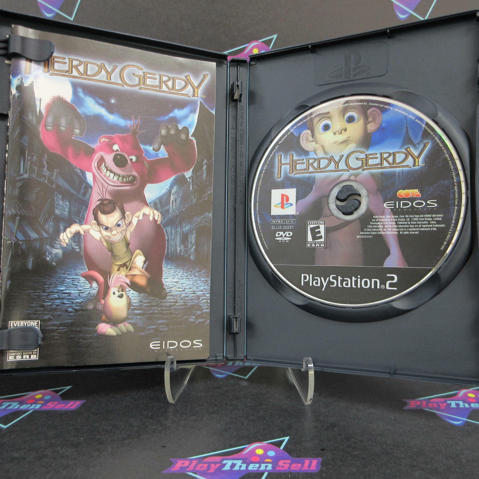 Herdy Gerdy PS2 PlayStation 2 + Reg Card - Like New