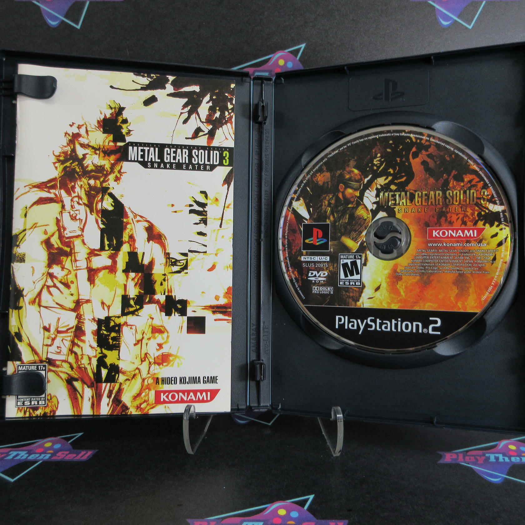 Metal Gear Solid 3 Snake Eater PS2 PlayStation 2 - Like New