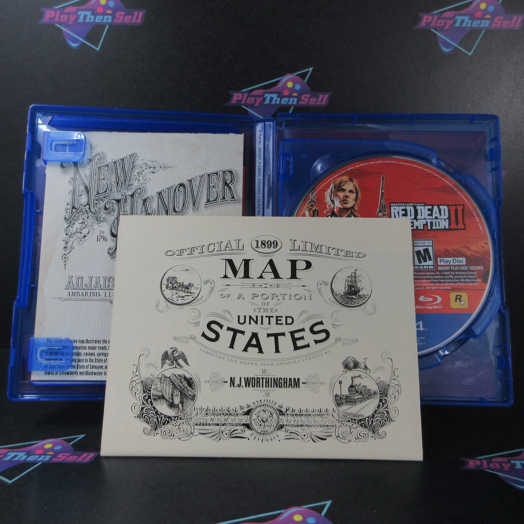 Red Dead Redemption 2 Special Edition PS4 PlayStation 4 + Sleeve / Maps - Like New