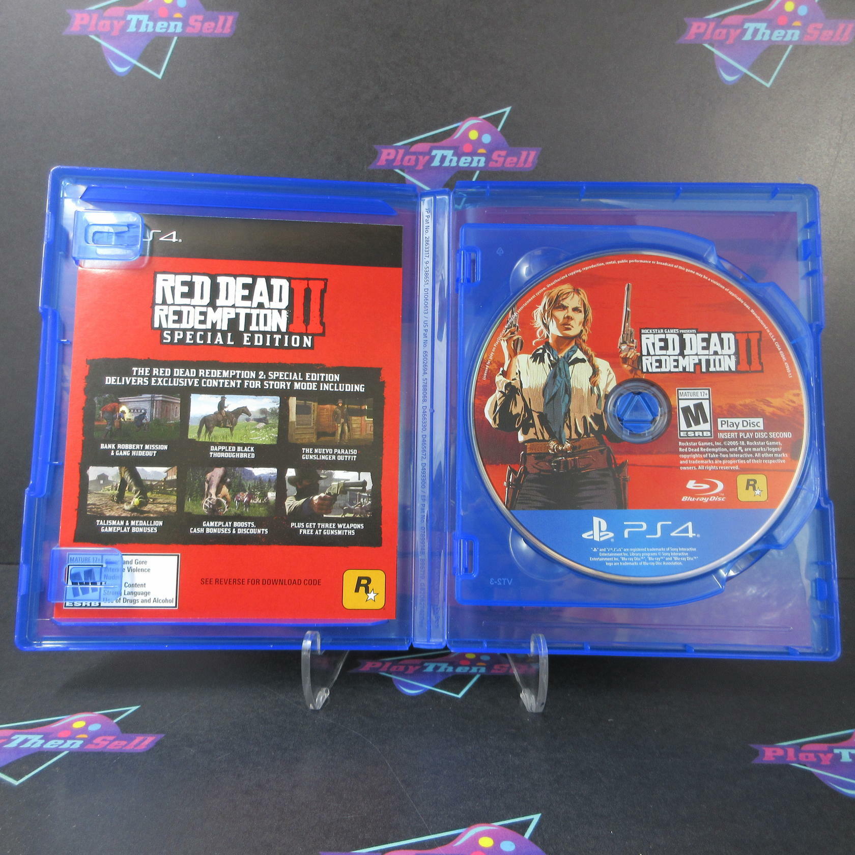 Red Dead Redemption 2 Special Edition PS4 PlayStation 4 + Sleeve / Maps - Like New