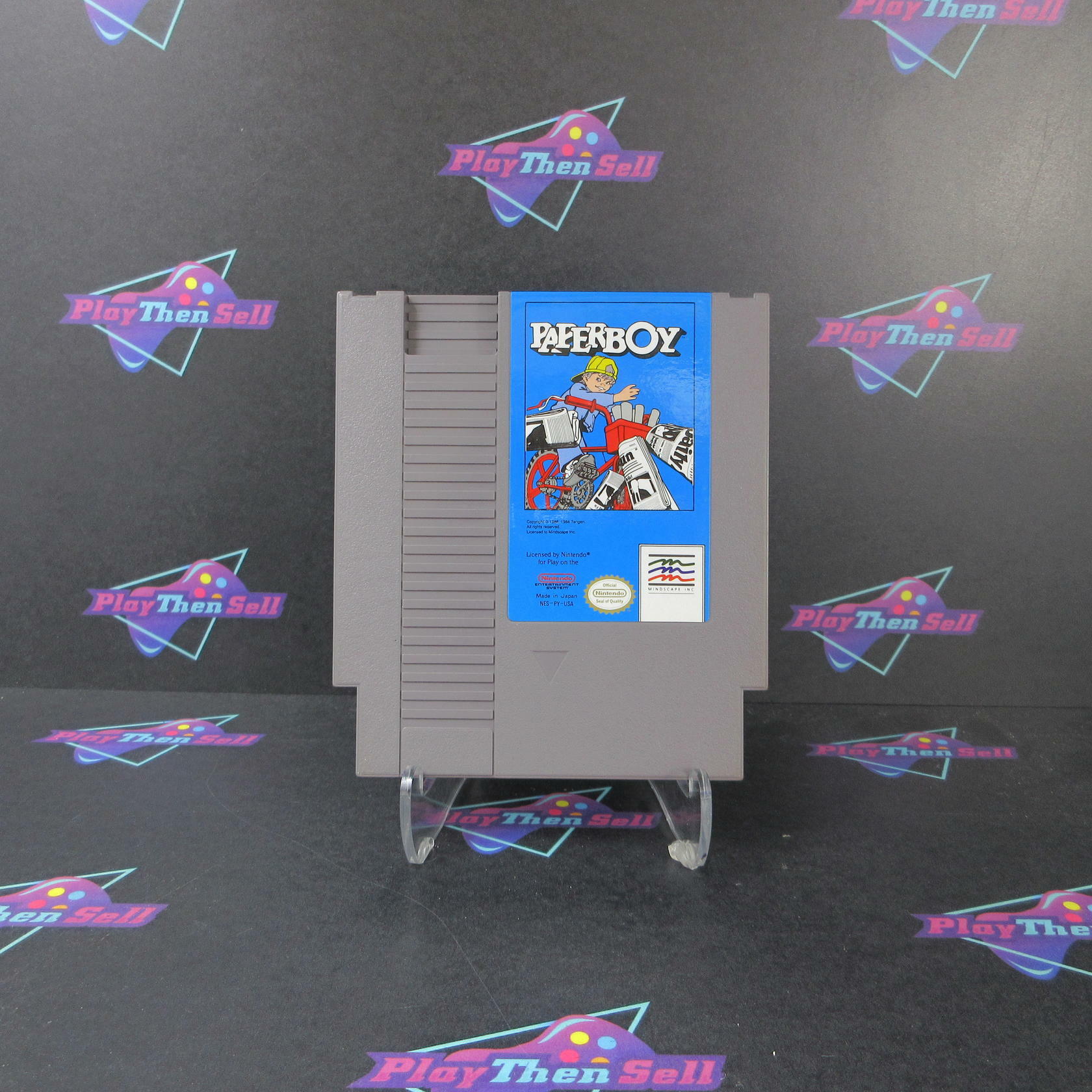 Paperboy Nintendo NES Cartridge + Manual Authentic / Tested - Very Good