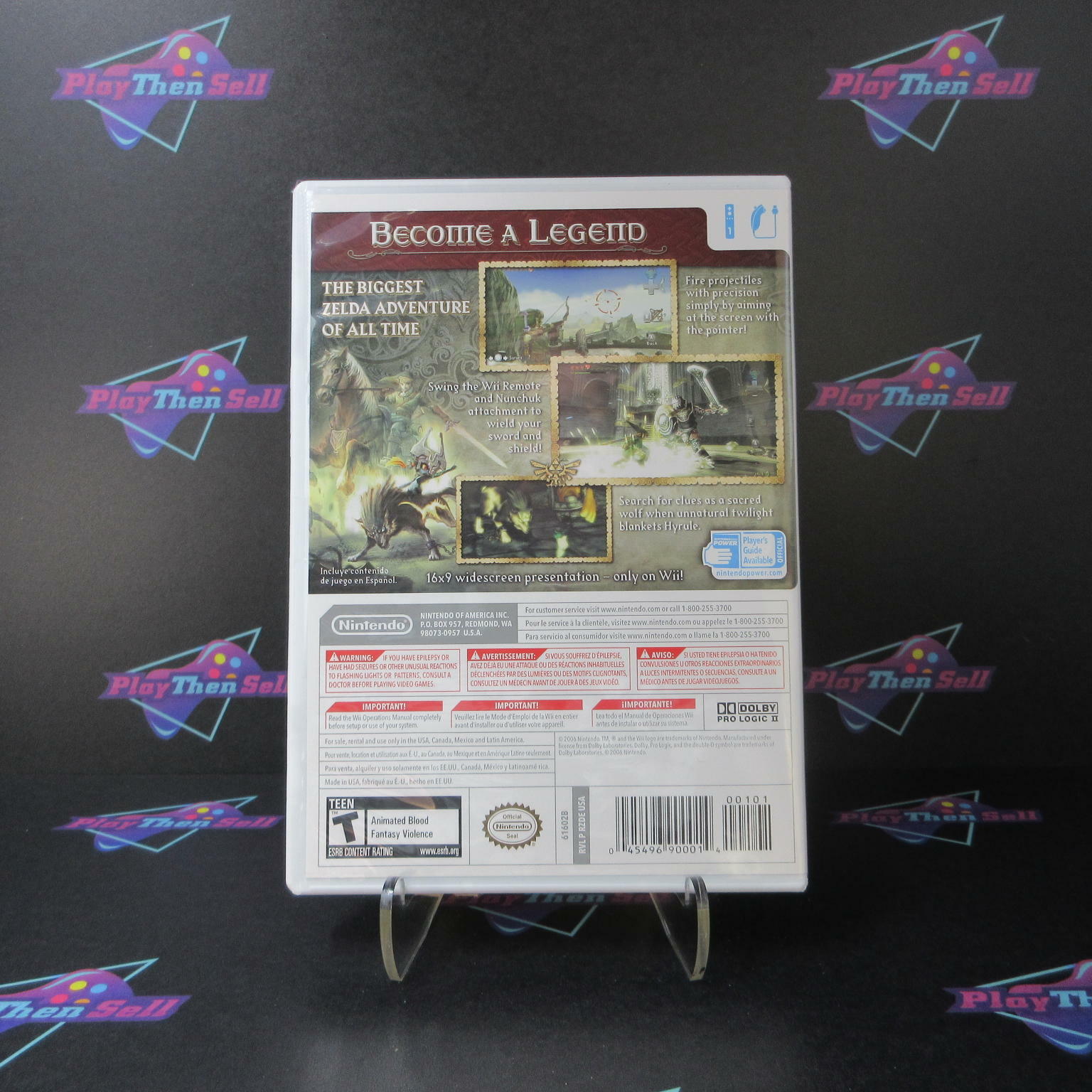 The Legend of Zelda Twilight Princess Nintendo Wii - Like New