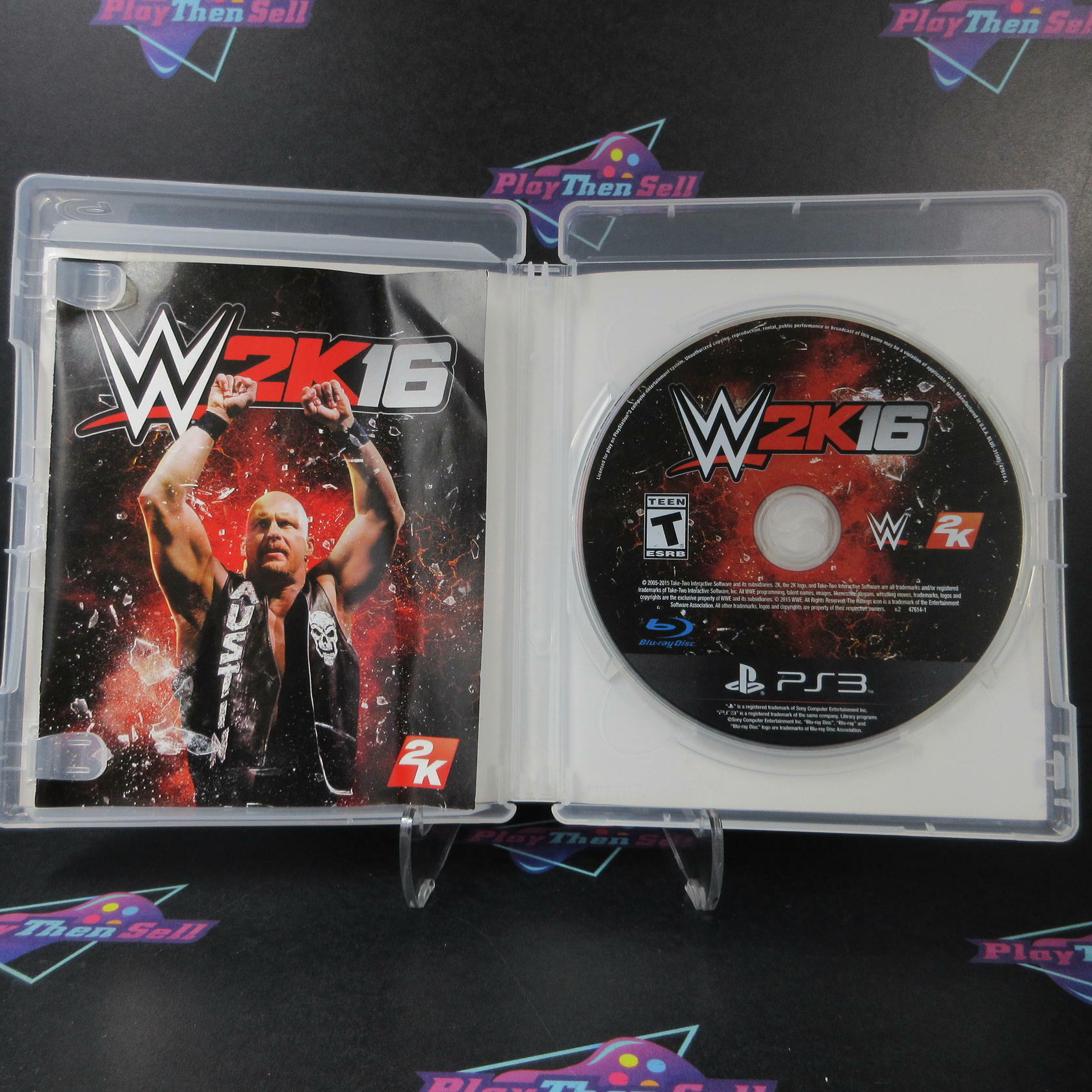 WWE 2K16 PS3 PlayStation 3 MD Complete CIB - Very Good