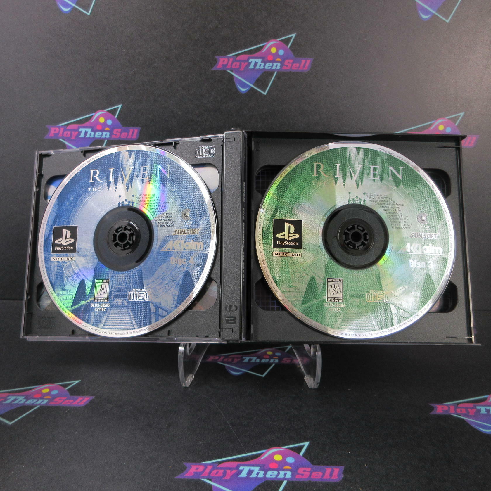 Riven The Sequel To Myst PS1 PlayStation 1 - Very Good