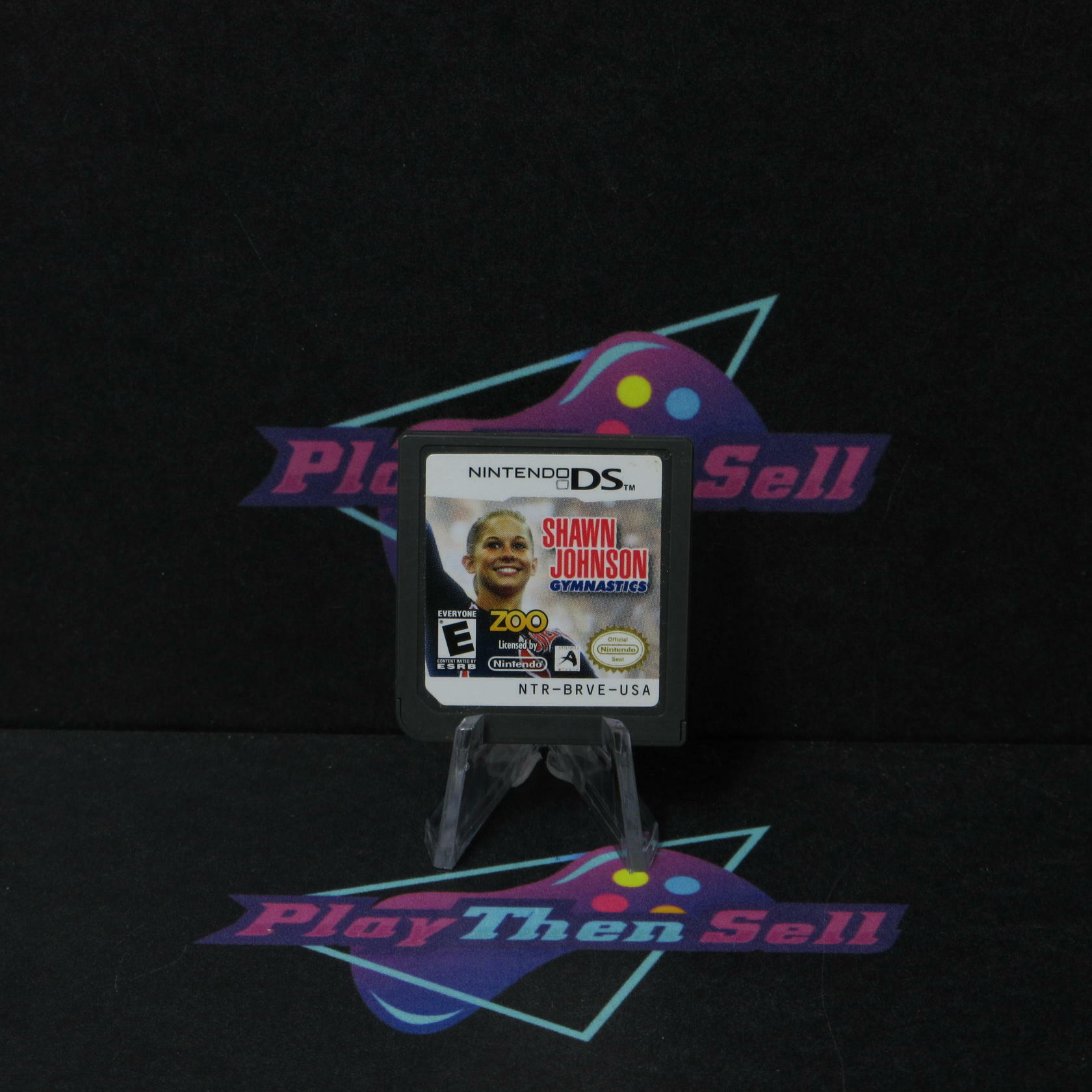 Shawn Johnson Gymnastics Nintendo DS Cart Only Authentic / Tested - Very Good