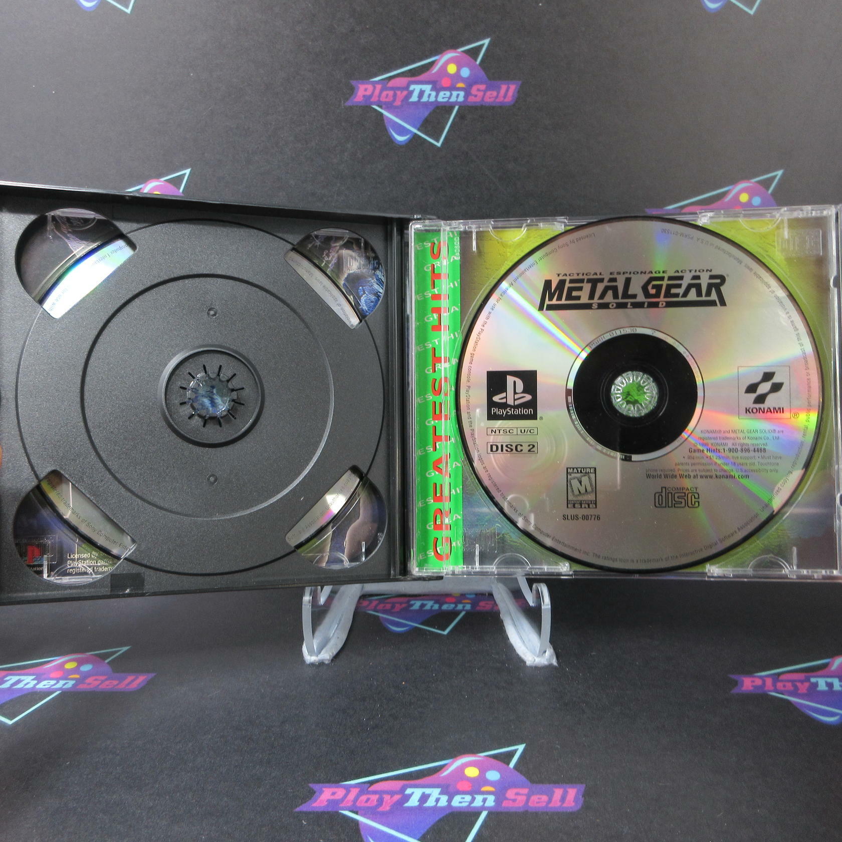 Metal Gear Solid PS1 PlayStation 1 GH - Very Good